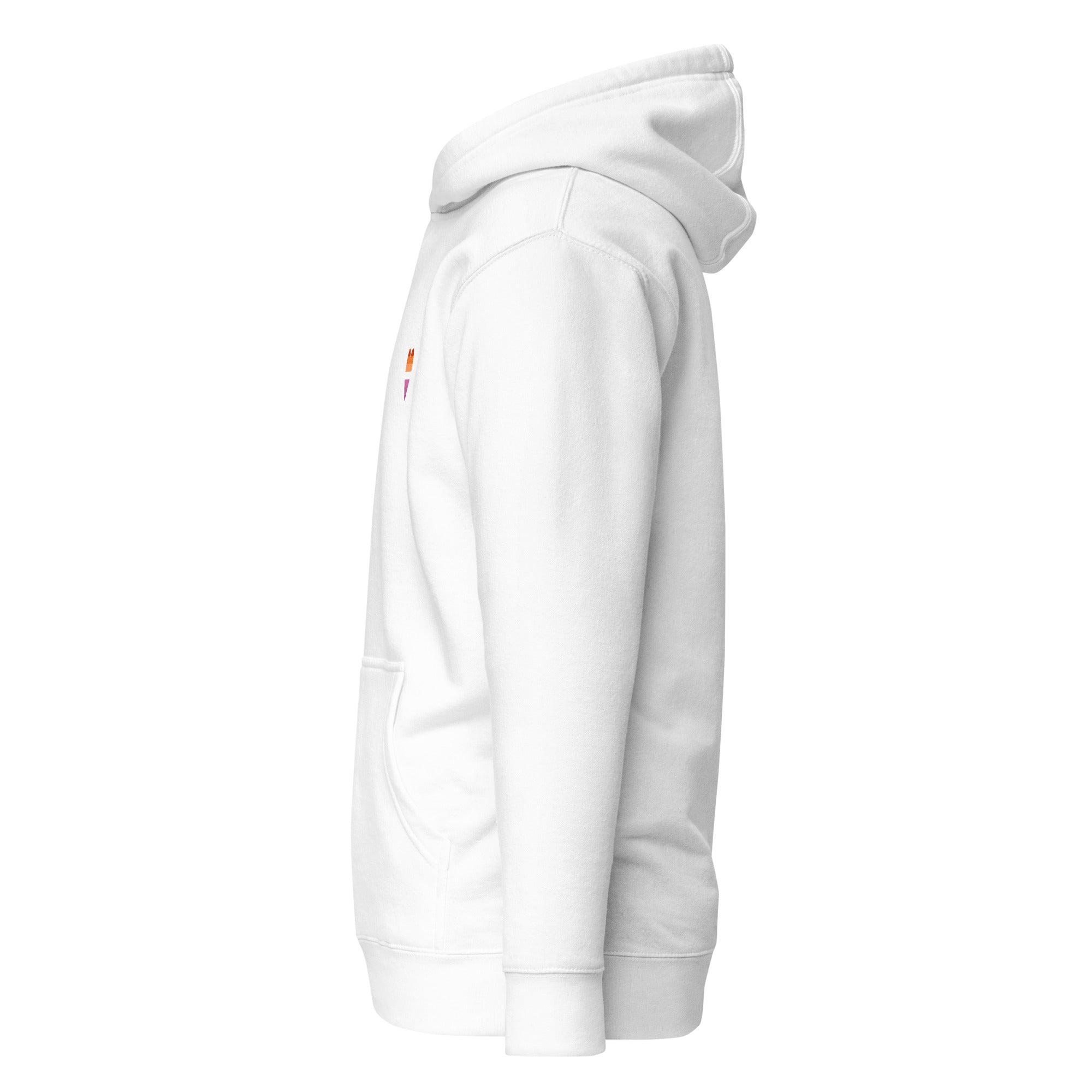 Unisex Hoodie Lesbian Heart
