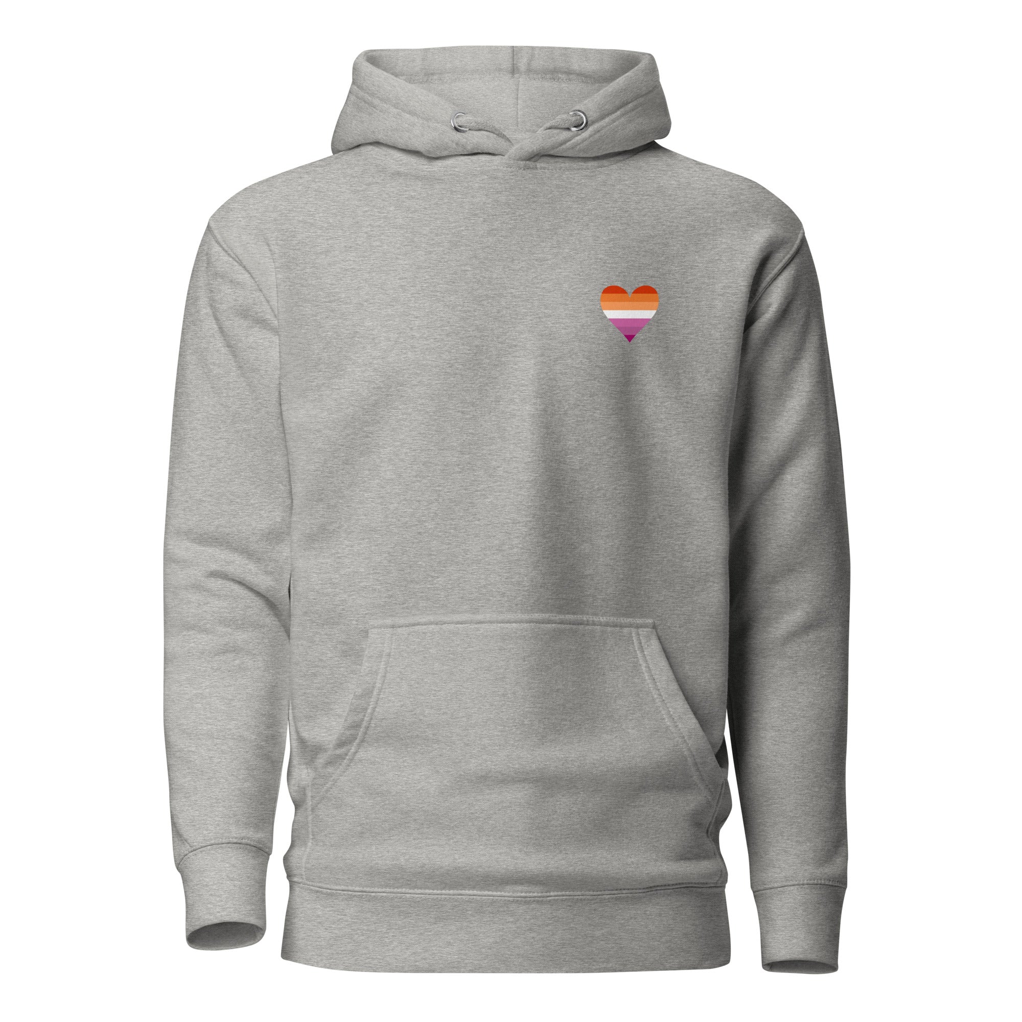 Unisex Hoodie Lesbian Heart