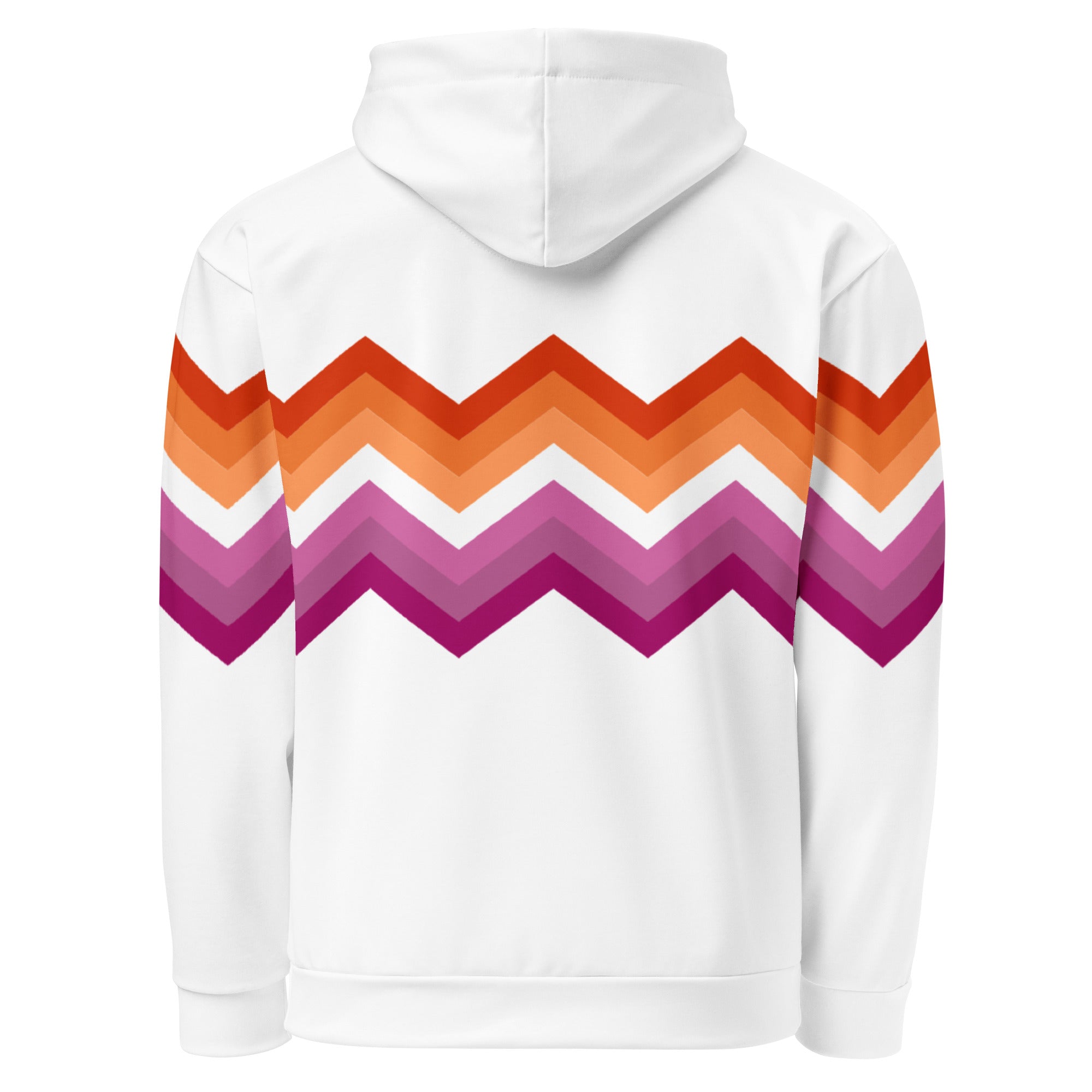 Unisex Hoodie Lesbian Zigzag Pattern