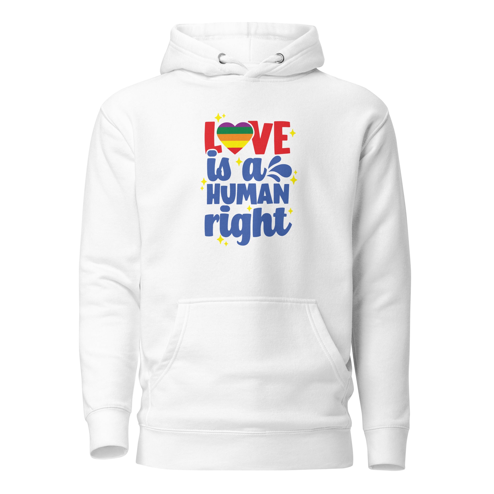 Unisex Hoodie Love is a human right