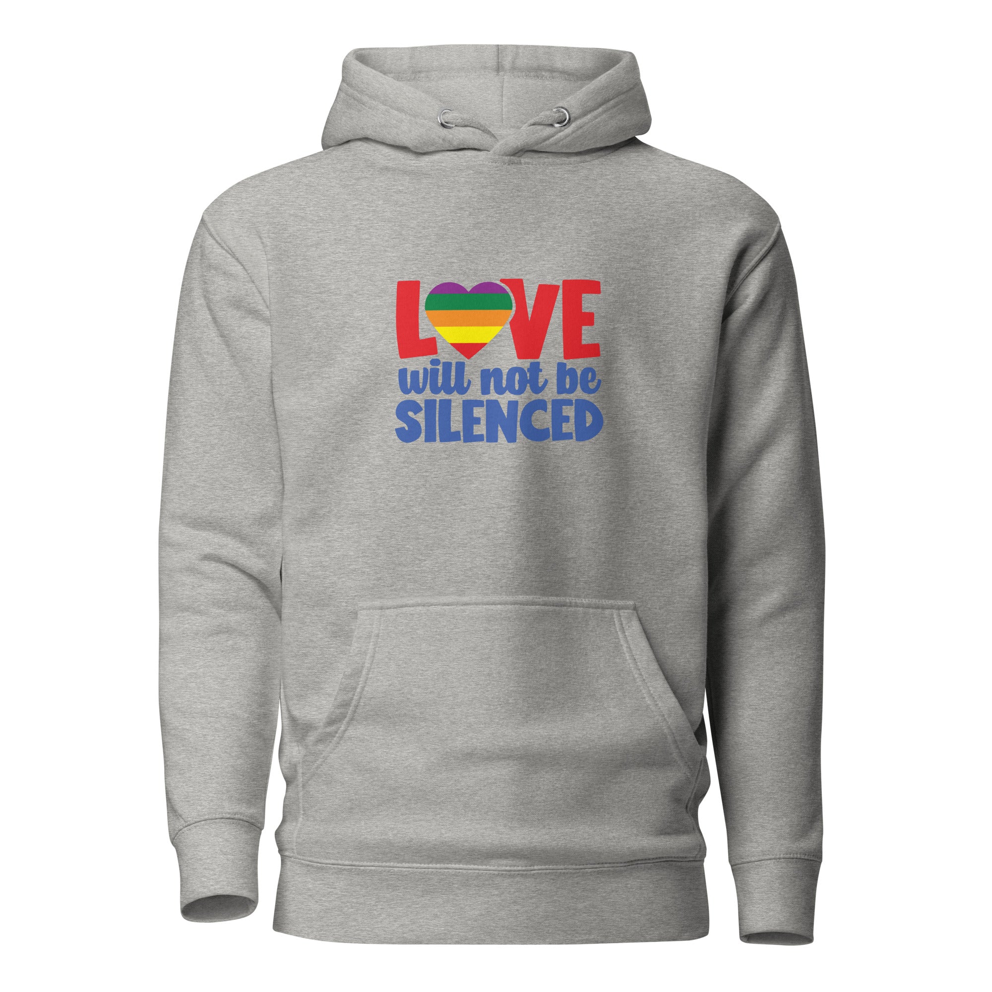 Unisex Hoodie Love will not be silenced