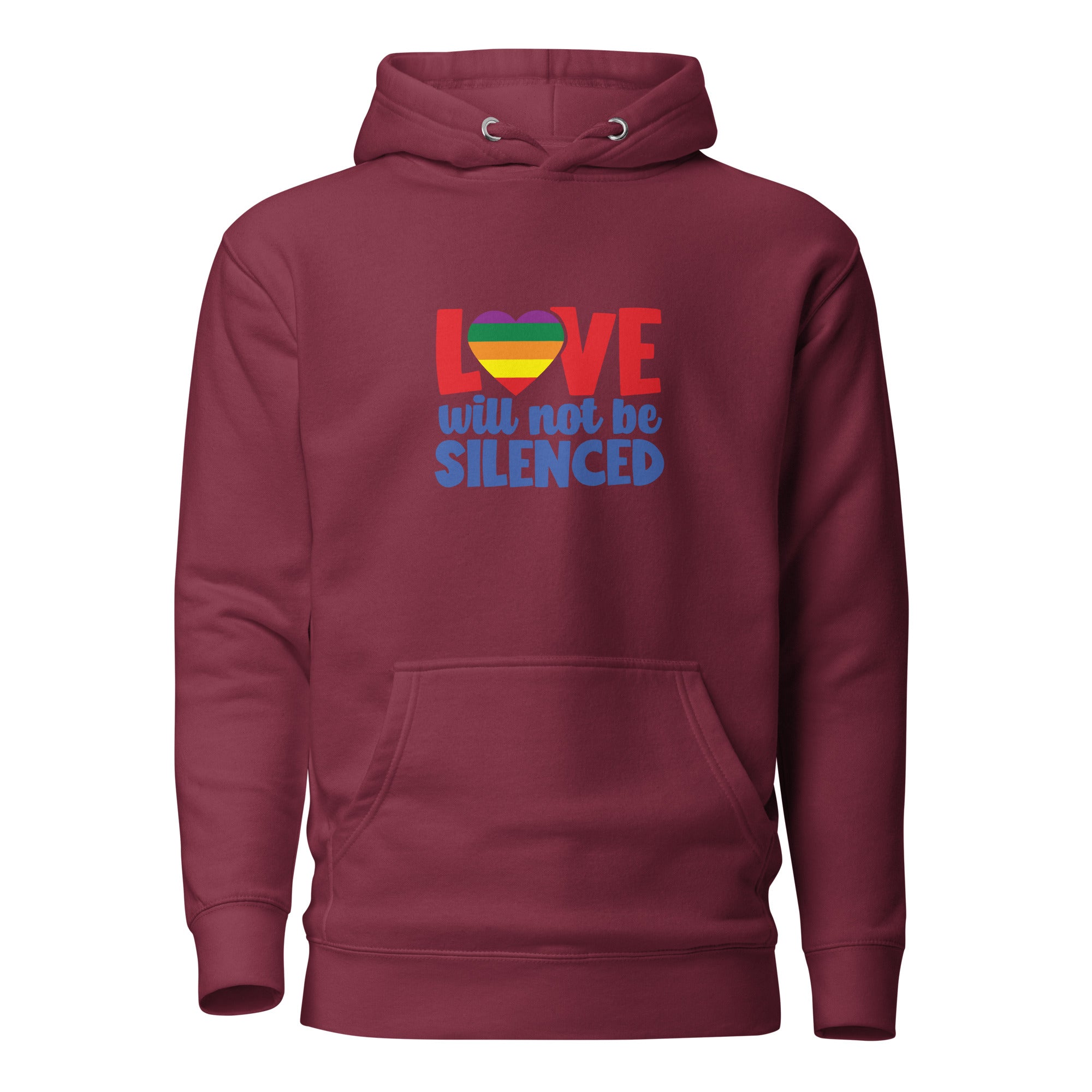 Unisex Hoodie Love will not be silenced