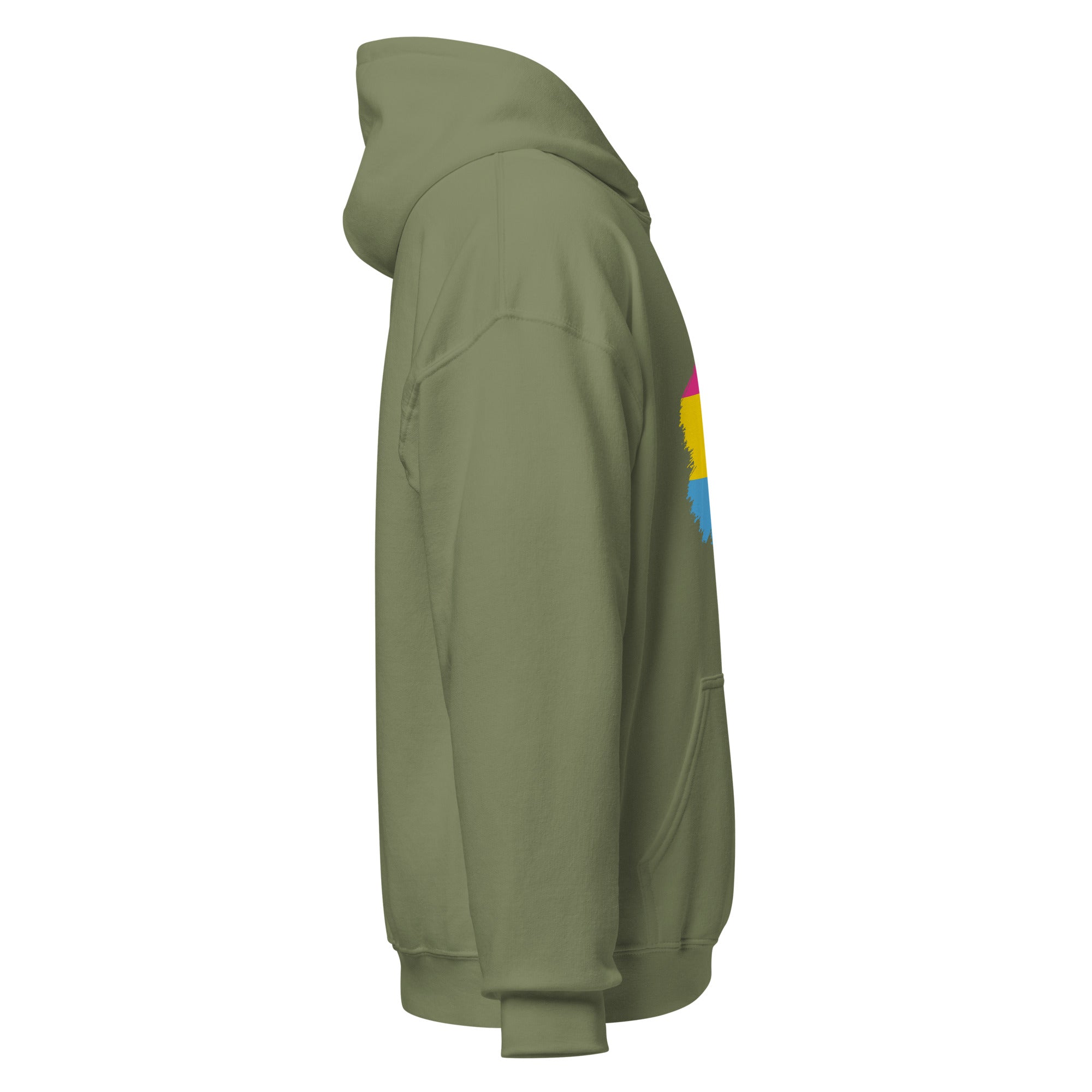 Unisex Hoodie Pansexual Grunge Flag