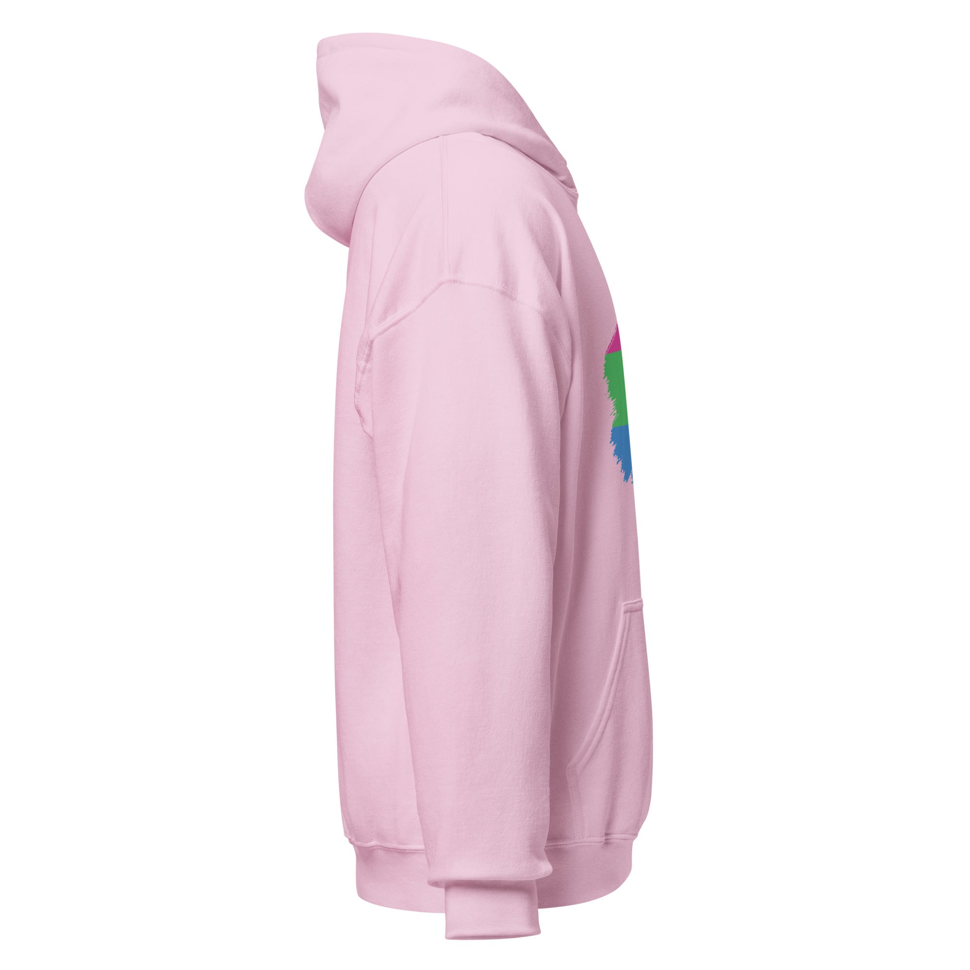 Unisex Hoodie Polysexual Grunge Flag