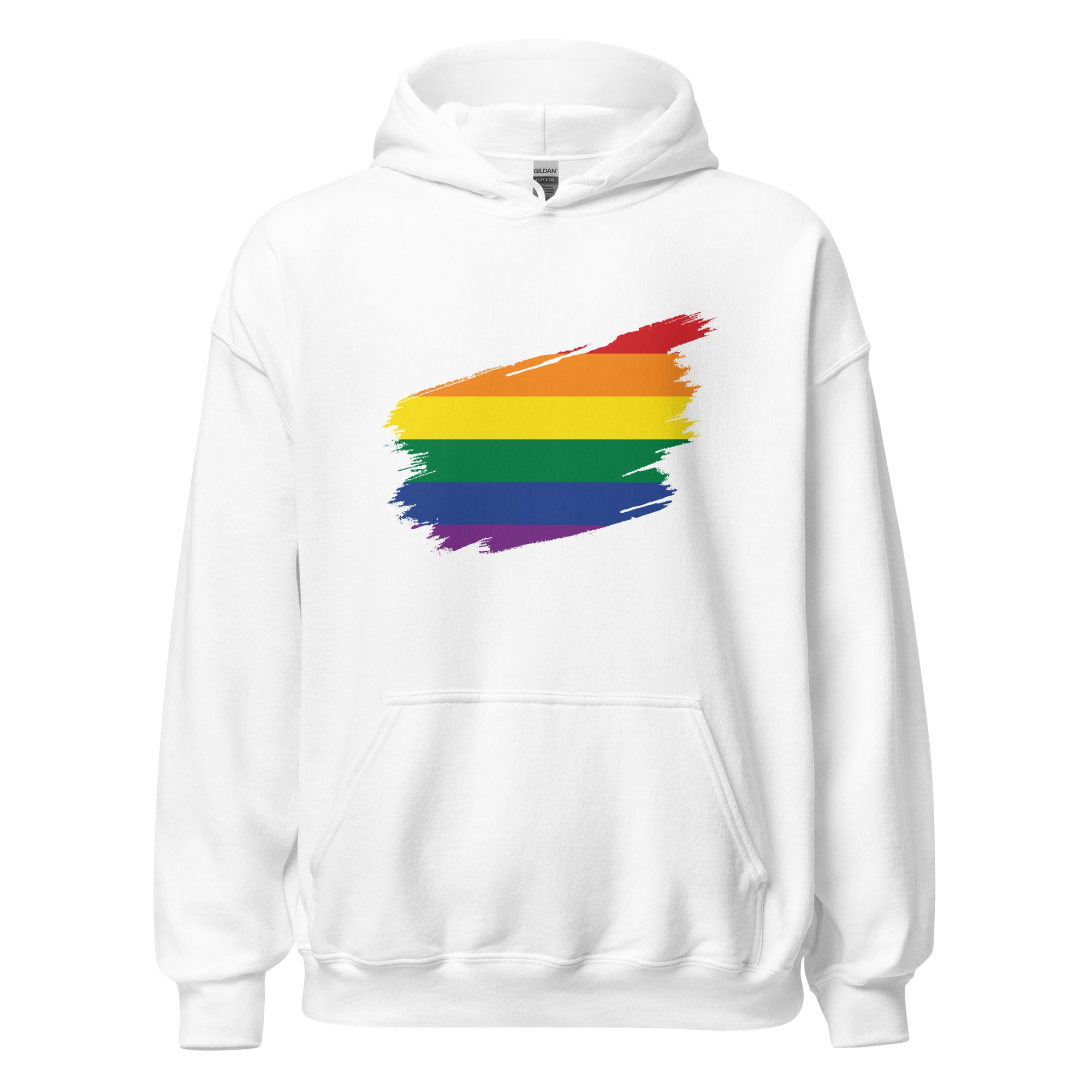 Unisex Hoodie Pride Rainbow Grunge Flag