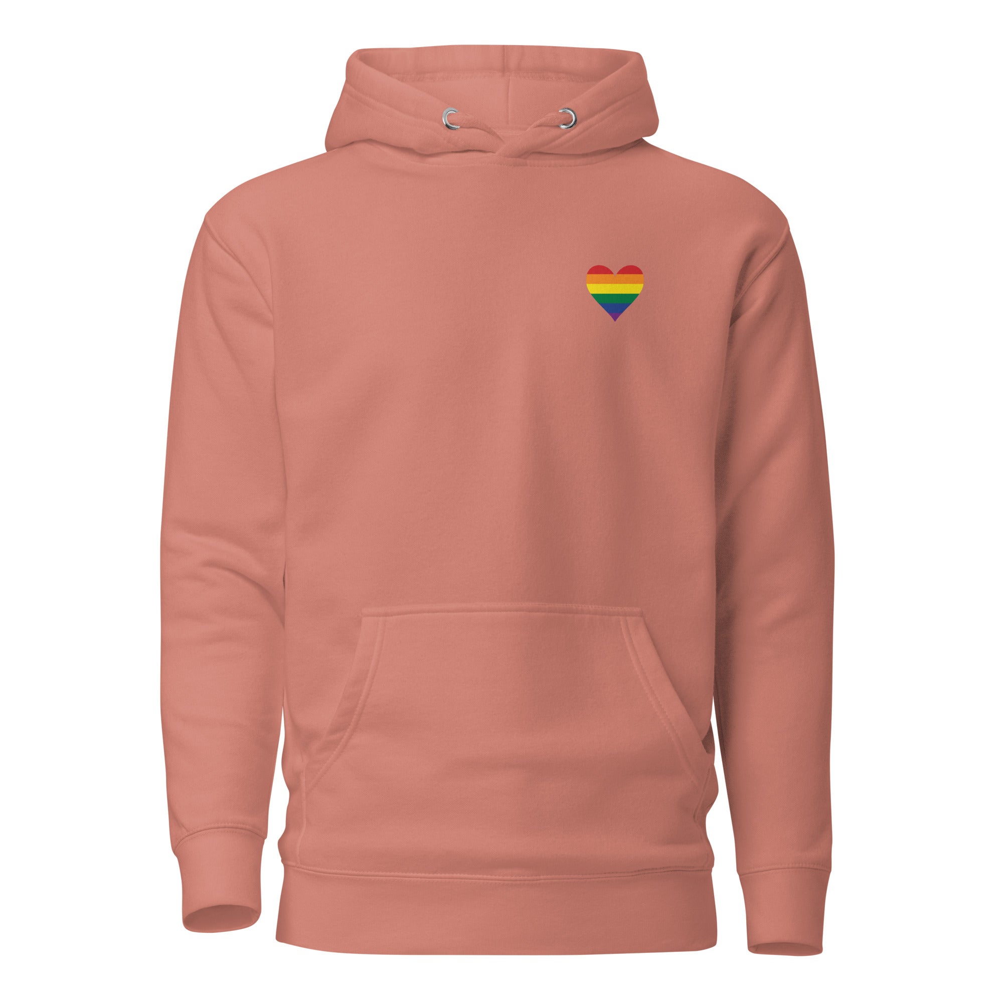 Unisex Hoodie Pride Rainbow Heart