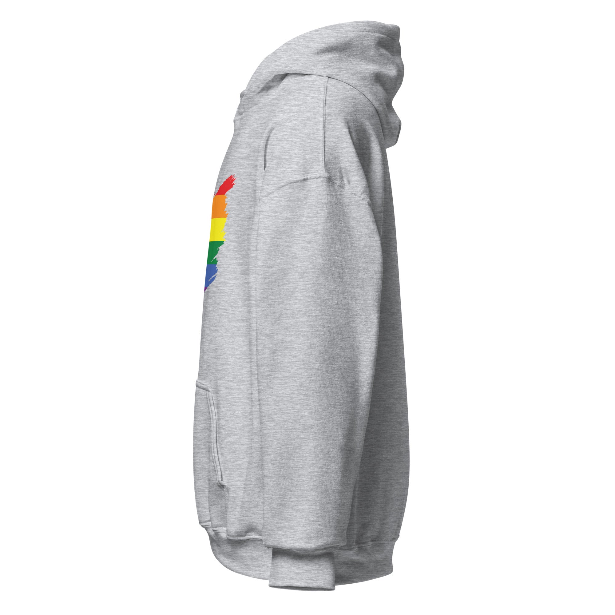 Unisex Hoodie Progress Pride Grunge Flag