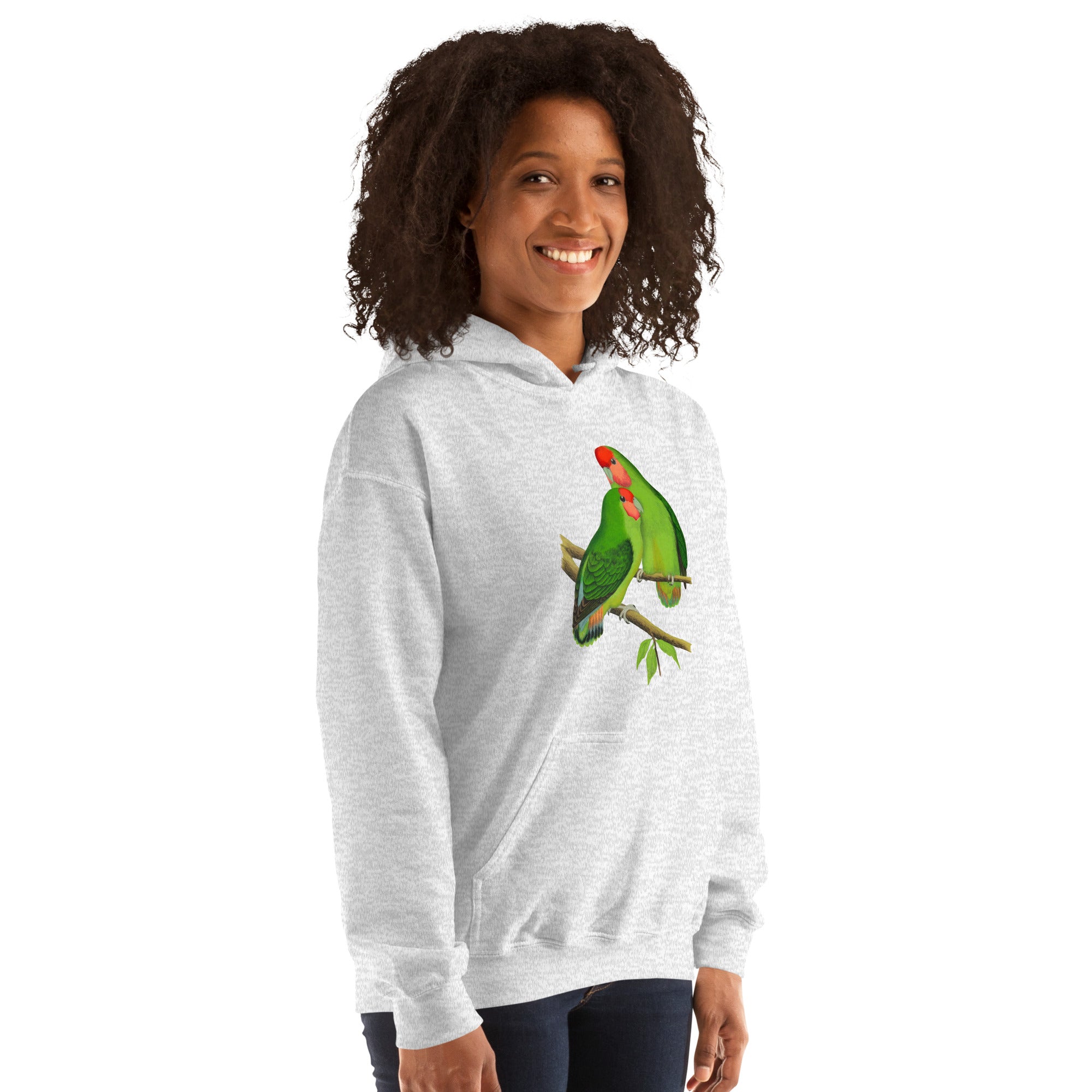 Unisex Hoodie Rosy faced love Birds