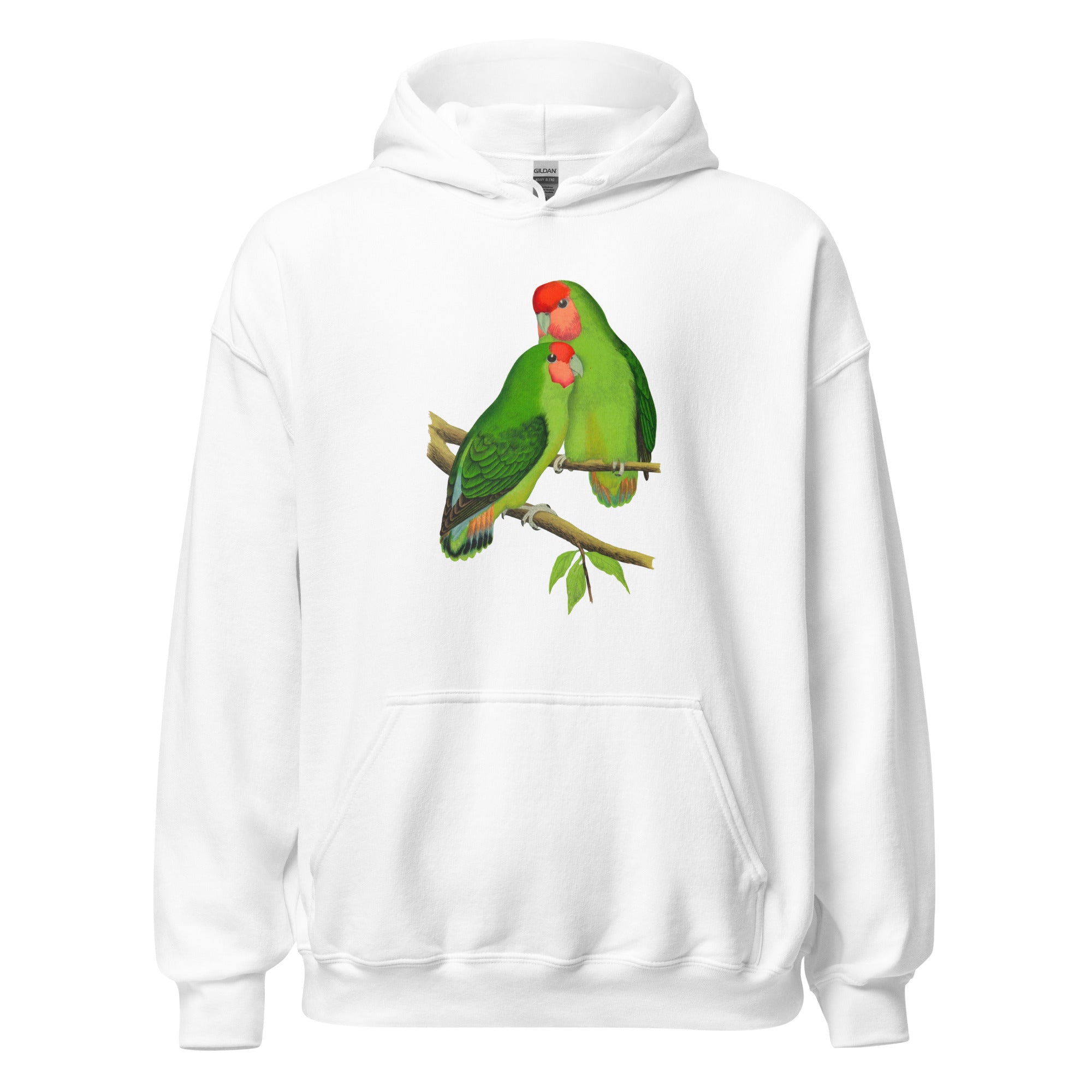 Unisex Hoodie Rosy faced love Birds