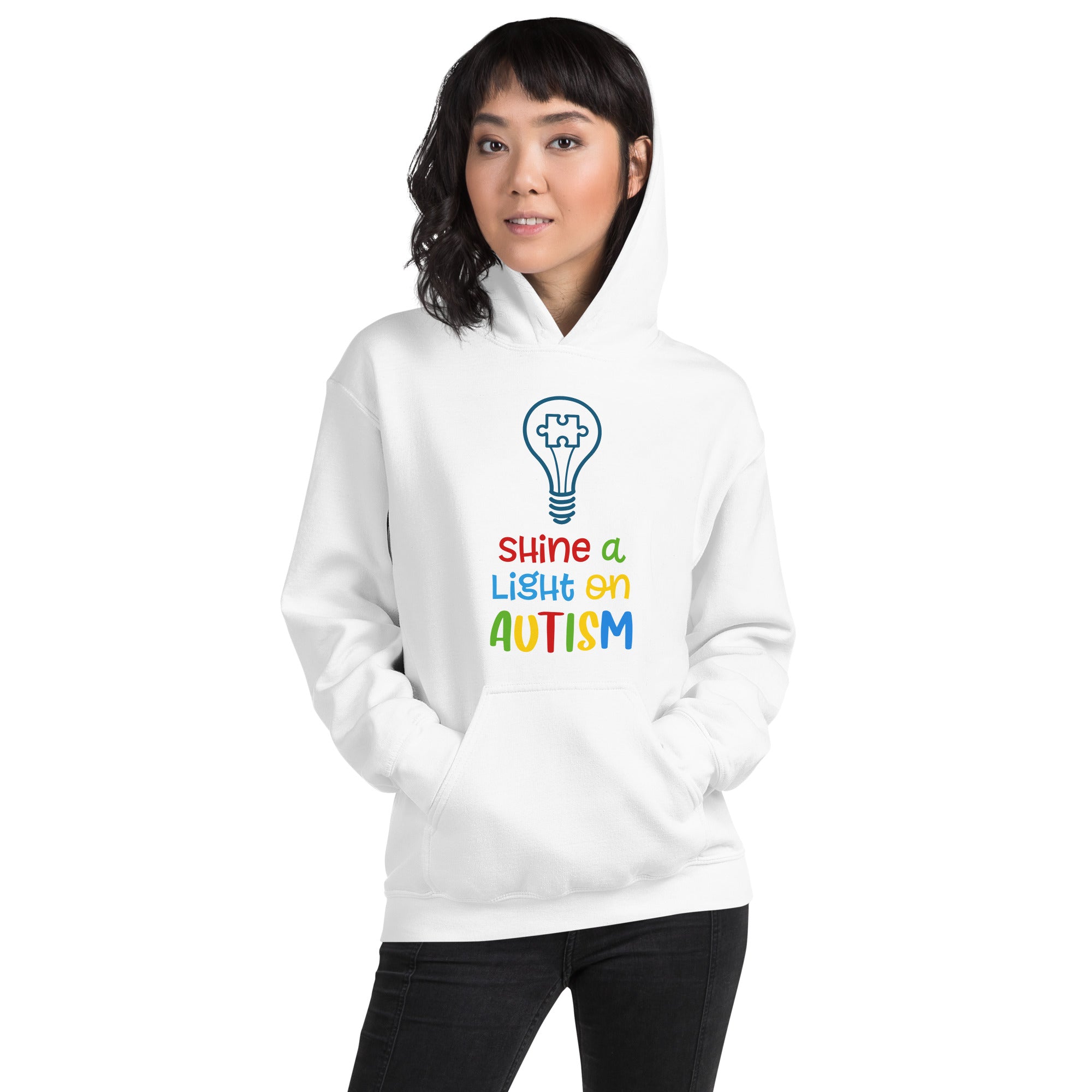 Unisex Hoodie Shine a light on autism