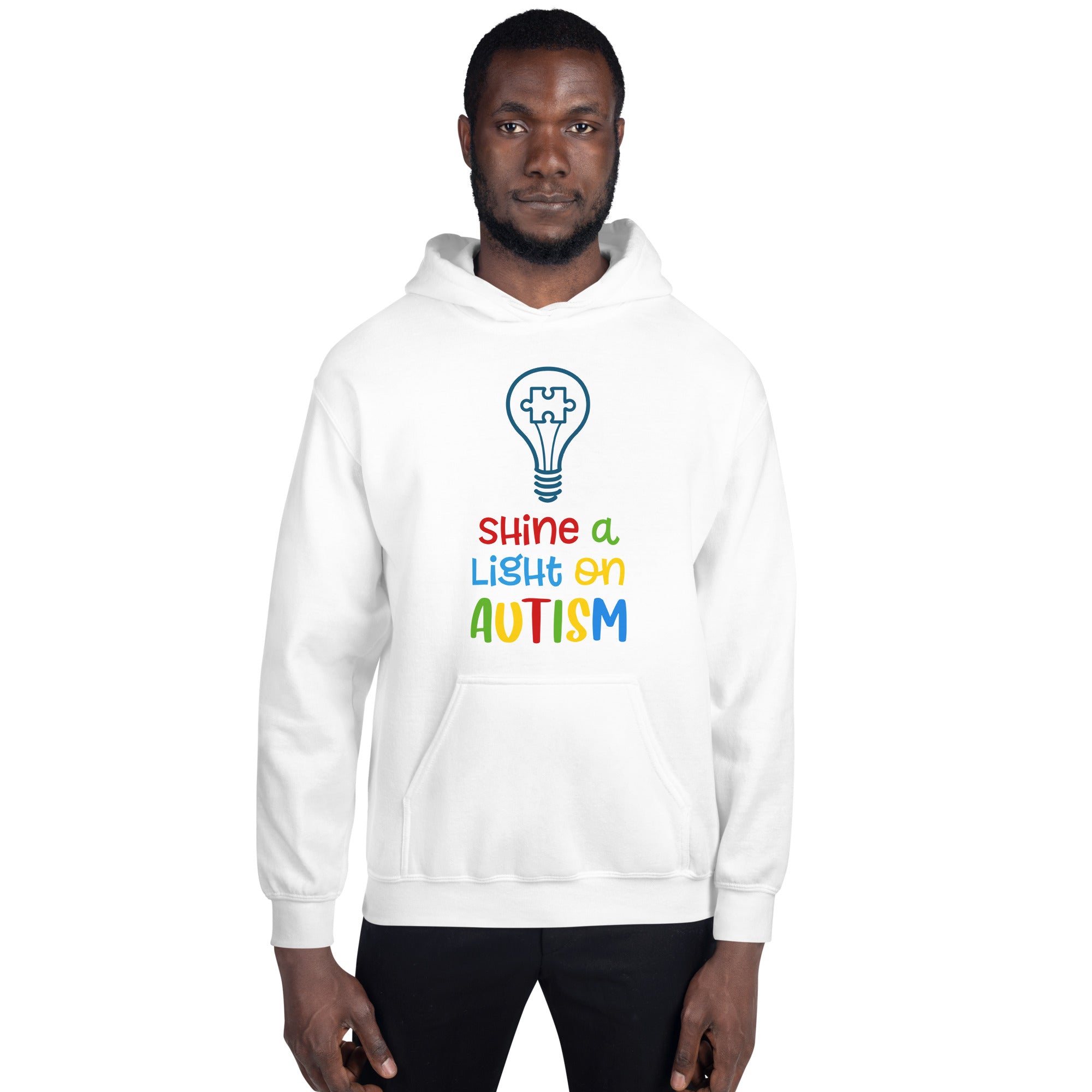 Unisex Hoodie Shine a light on autism