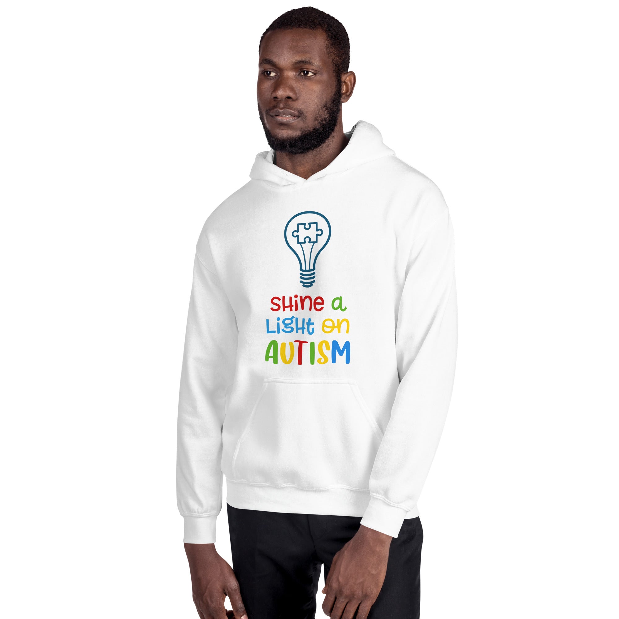 Unisex Hoodie Shine a light on autism
