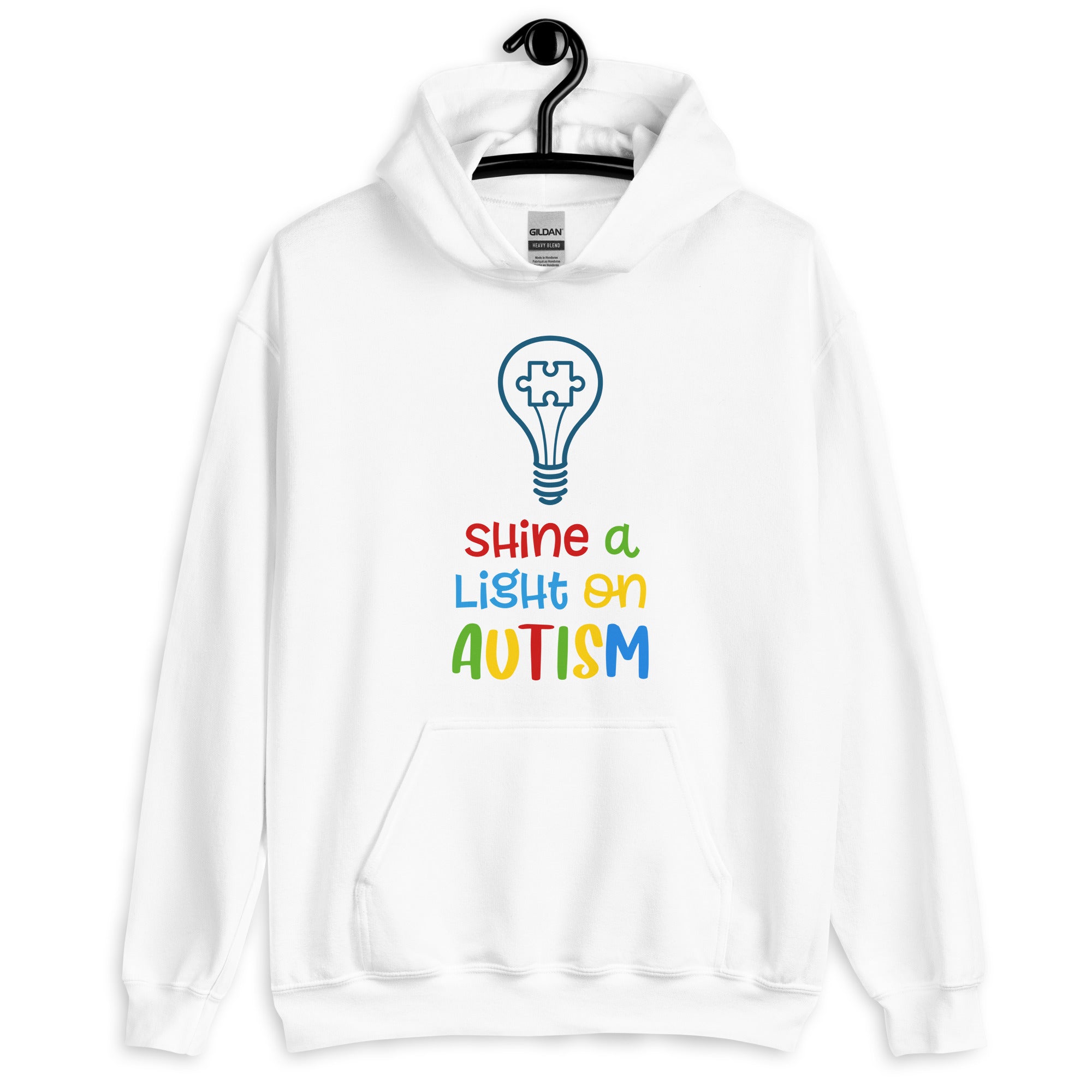Unisex Hoodie Shine a light on autism
