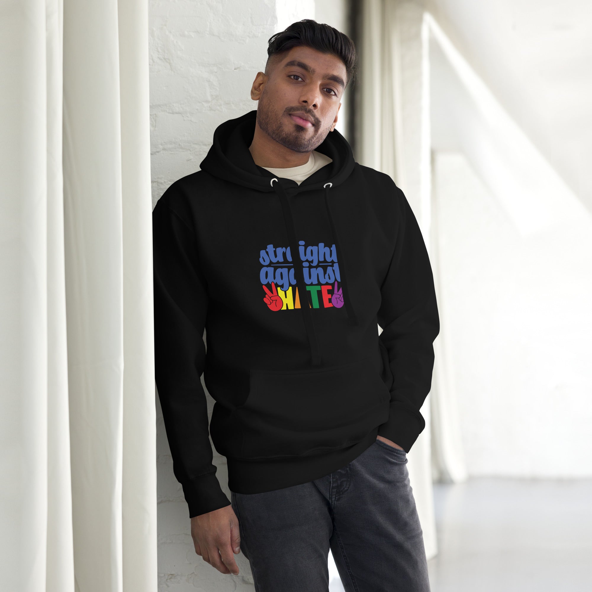 Unisex Hoodie Straight against hate