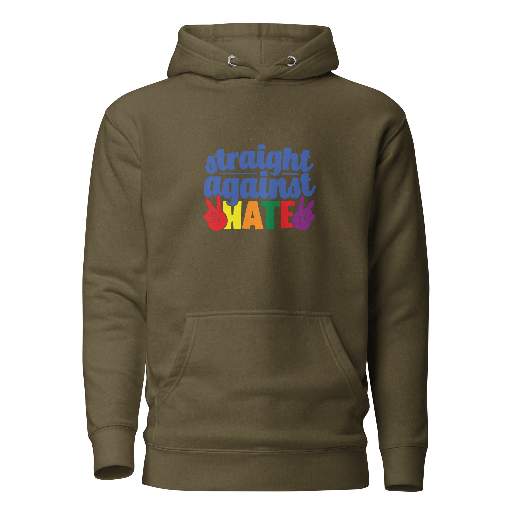 Unisex Hoodie Straight against hate