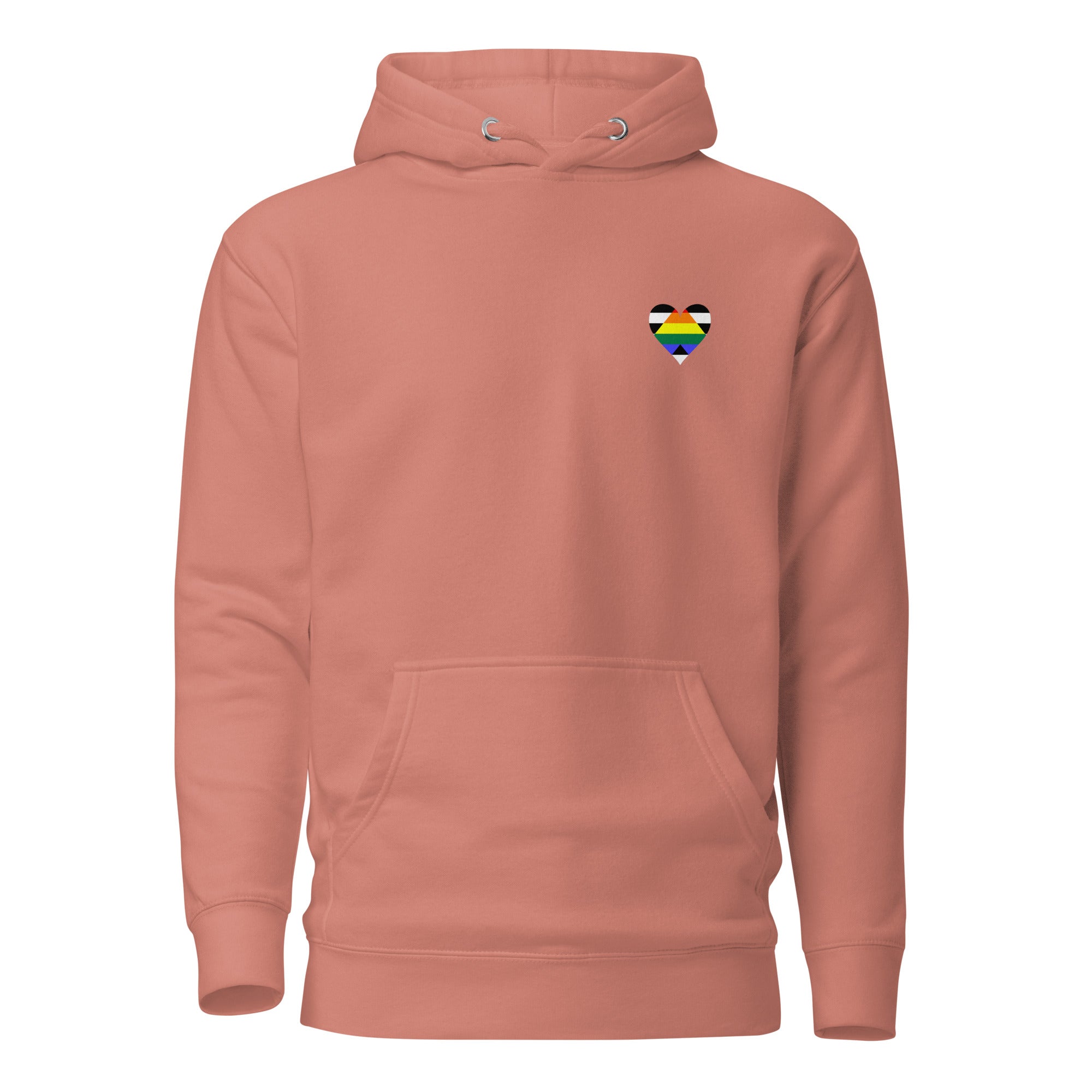 Unisex Hoodie Straight Ally Heart