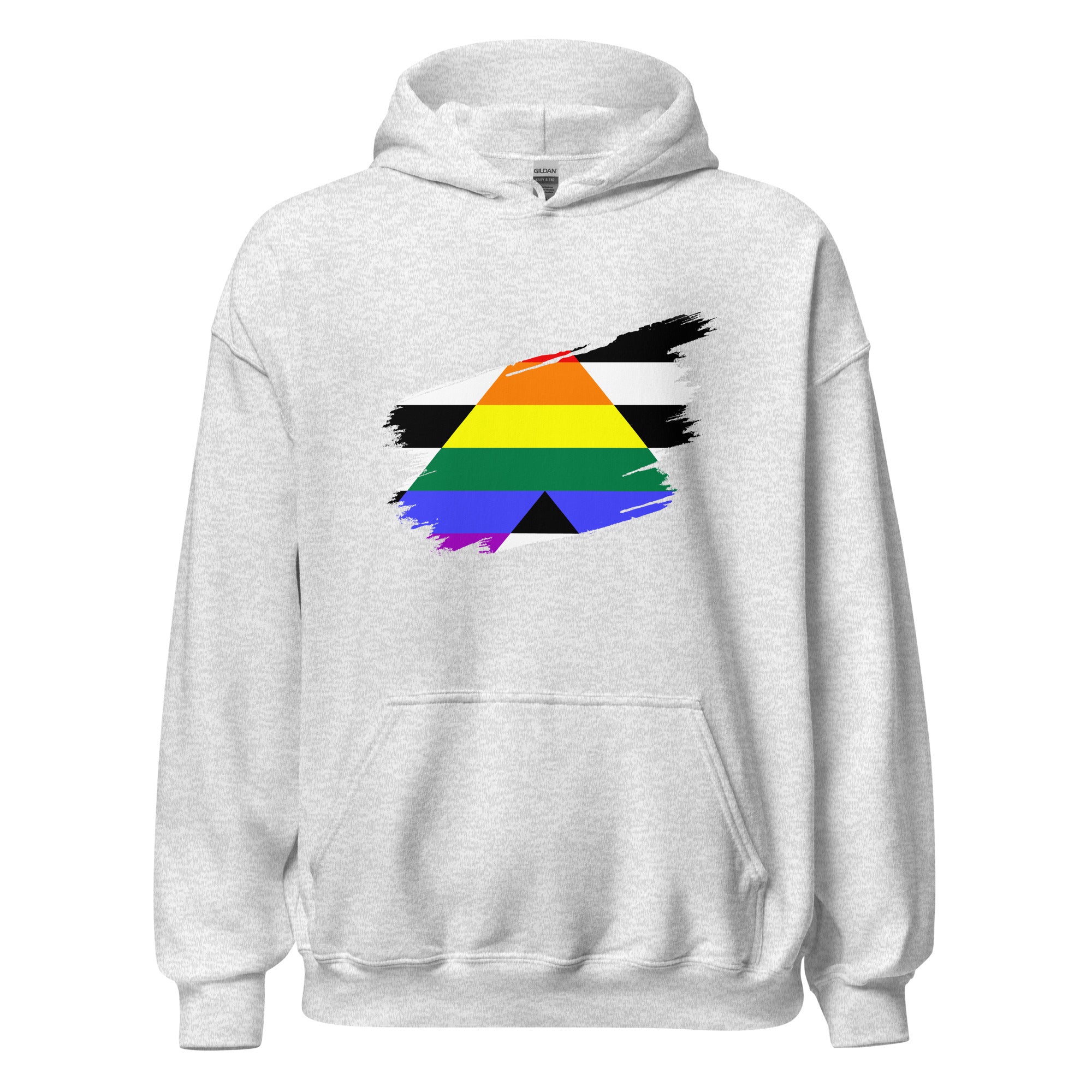 Unisex Hoodie Straight Grunge Flag