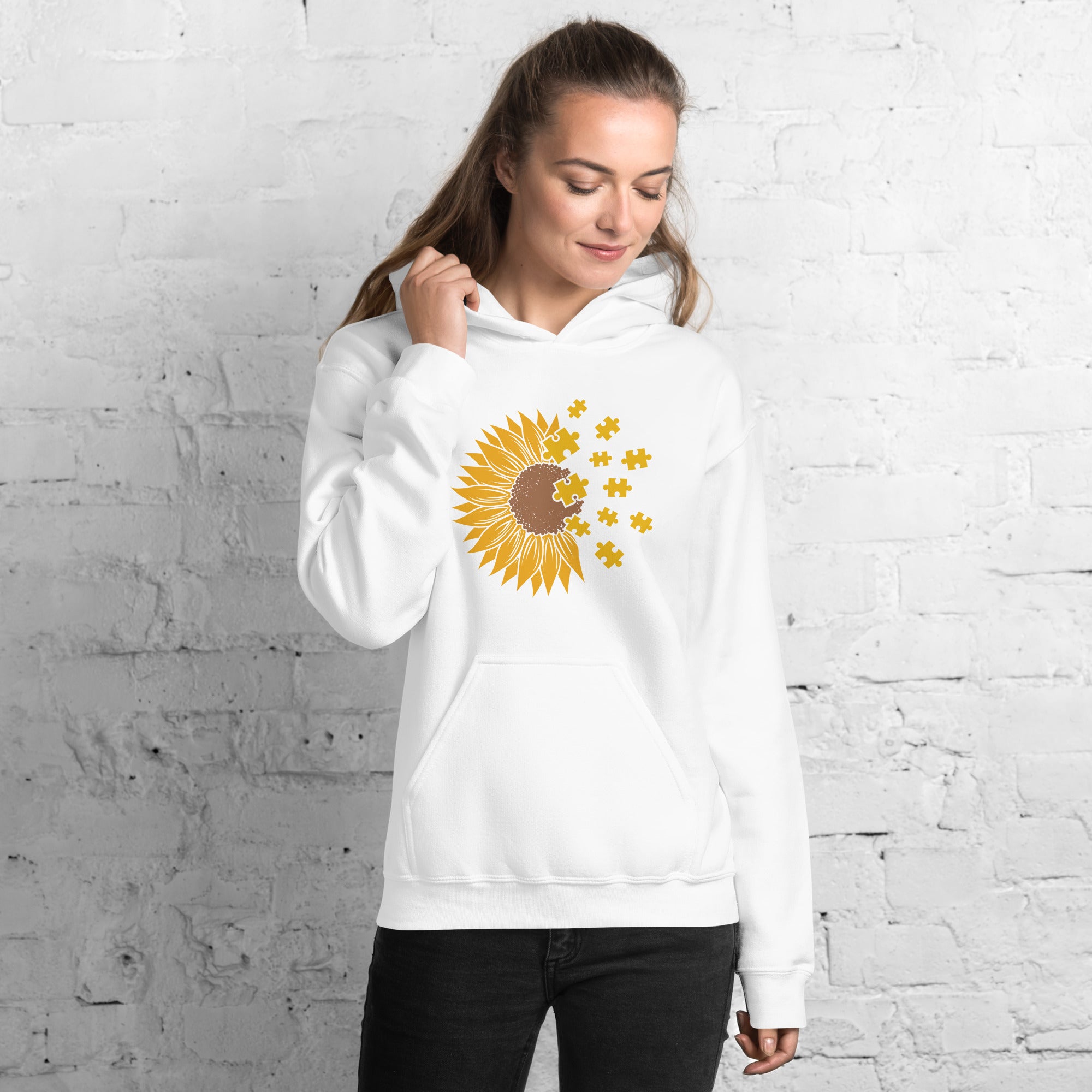 Unisex Hoodie Sunflower Autism