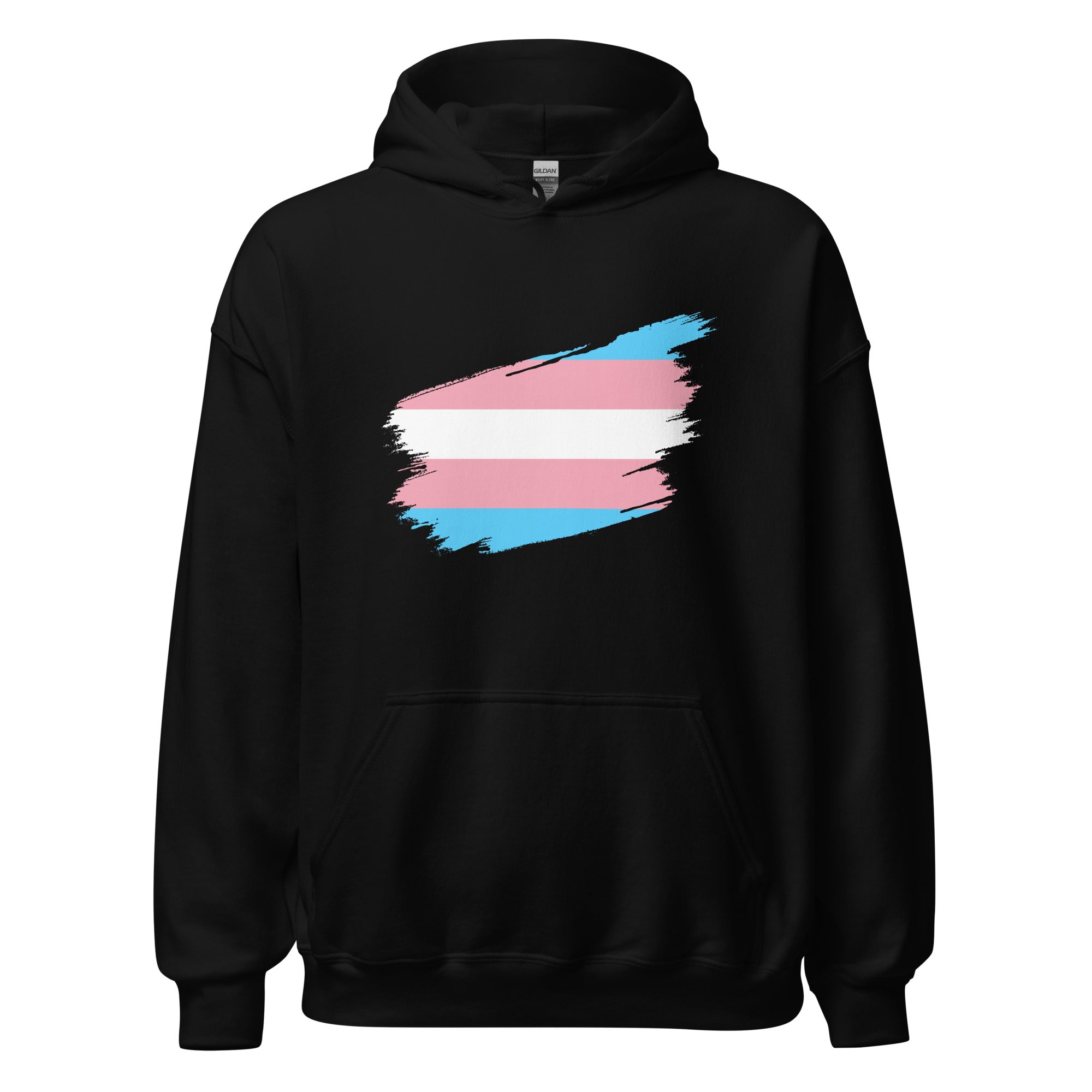 Unisex Hoodie Transgender Grunge Flag