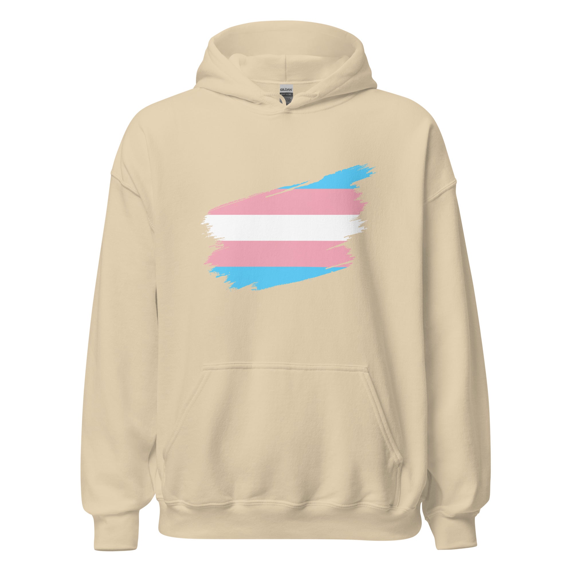 Unisex Hoodie Transgender Grunge Flag