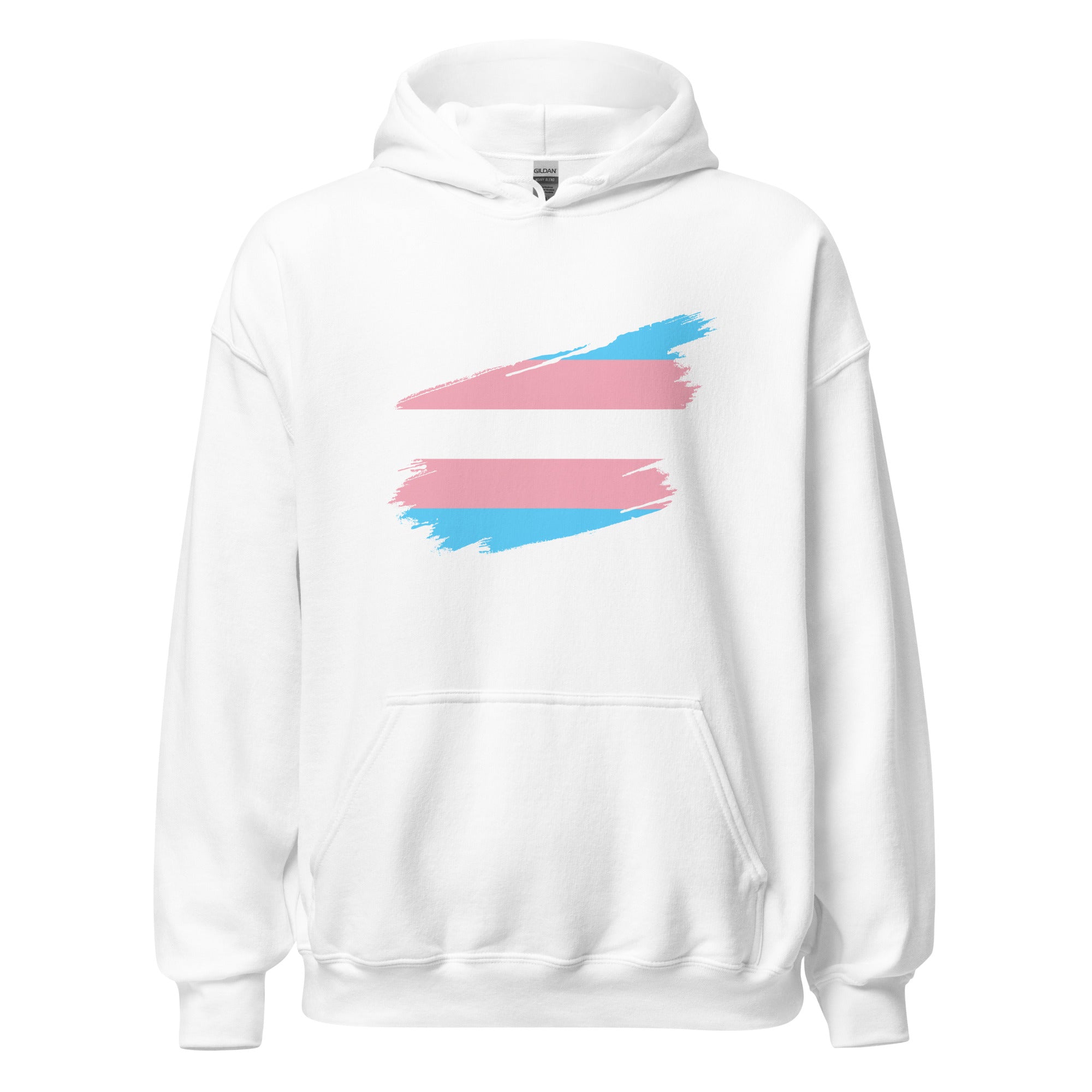 Unisex Hoodie Transgender Grunge Flag