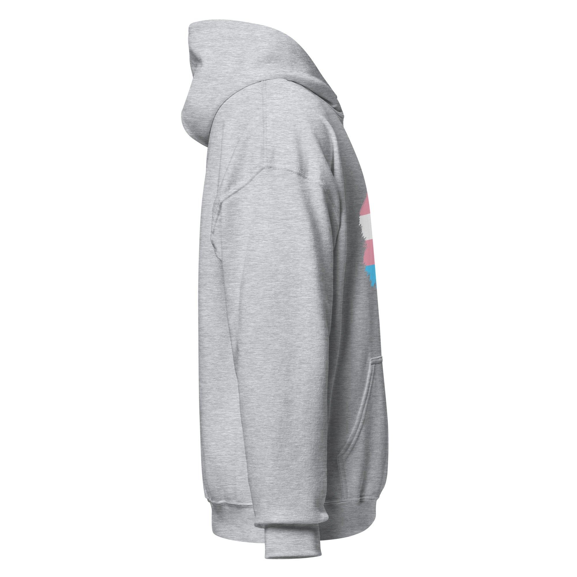 Unisex Hoodie Transgender Grunge Flag