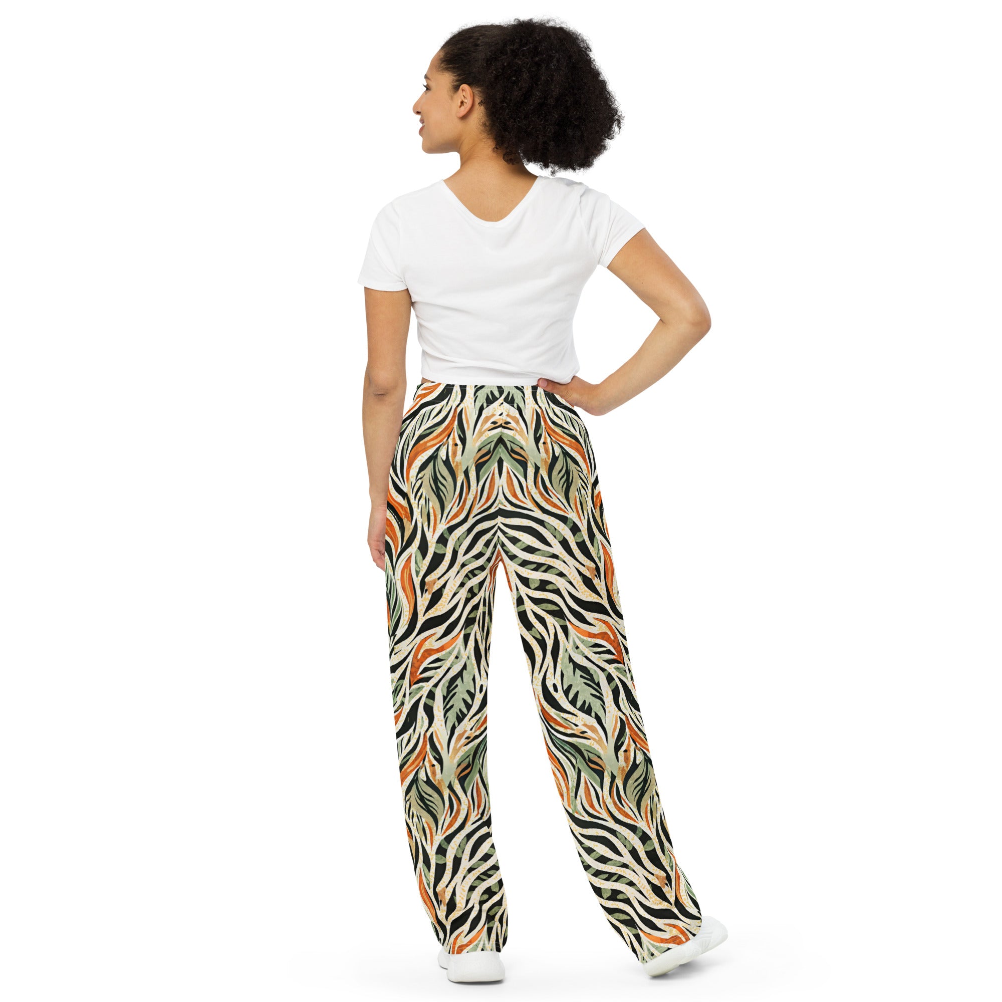 unisex wide leg pants Nature Design III