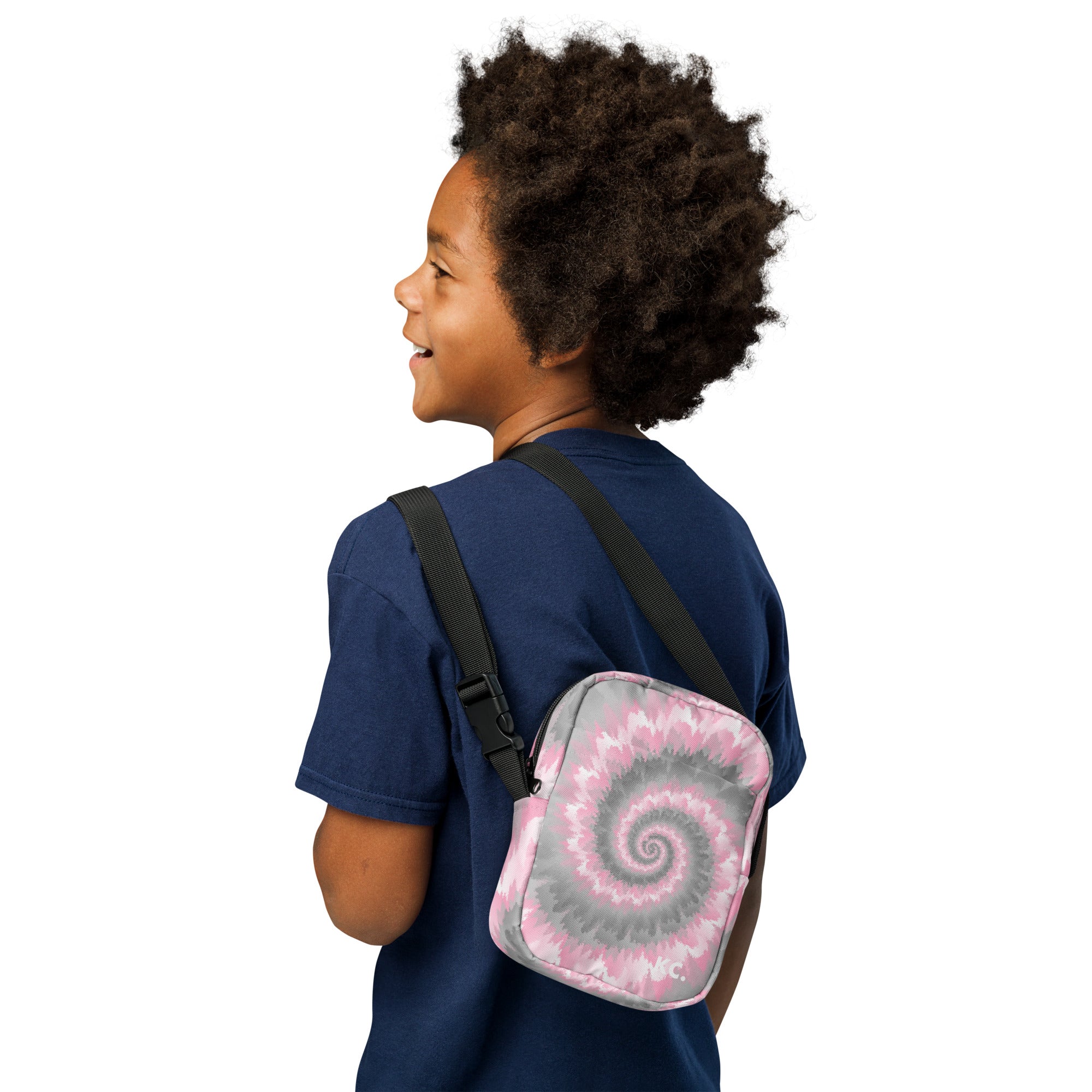 Utility crossbody bag Tie Dye Spiral Demigirl