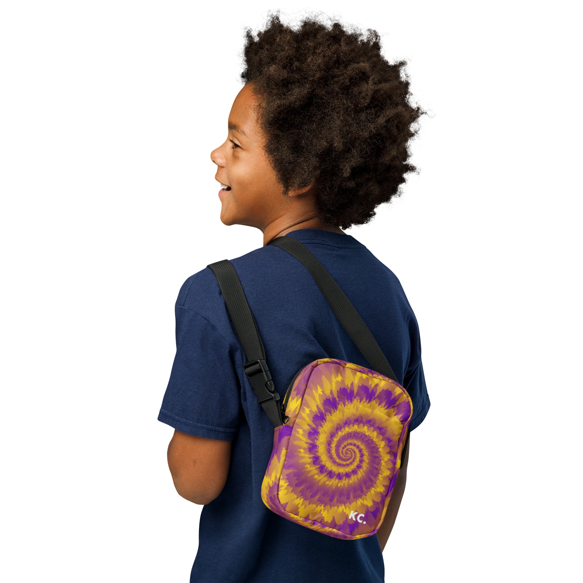 Utility crossbody bag Tie Dye Spiral Intersex