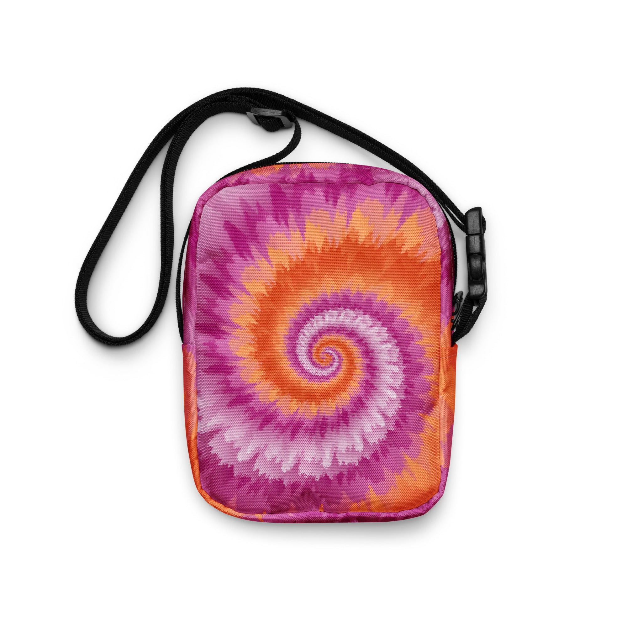 Utility crossbody bag Tie Dye Spiral Lesbian
