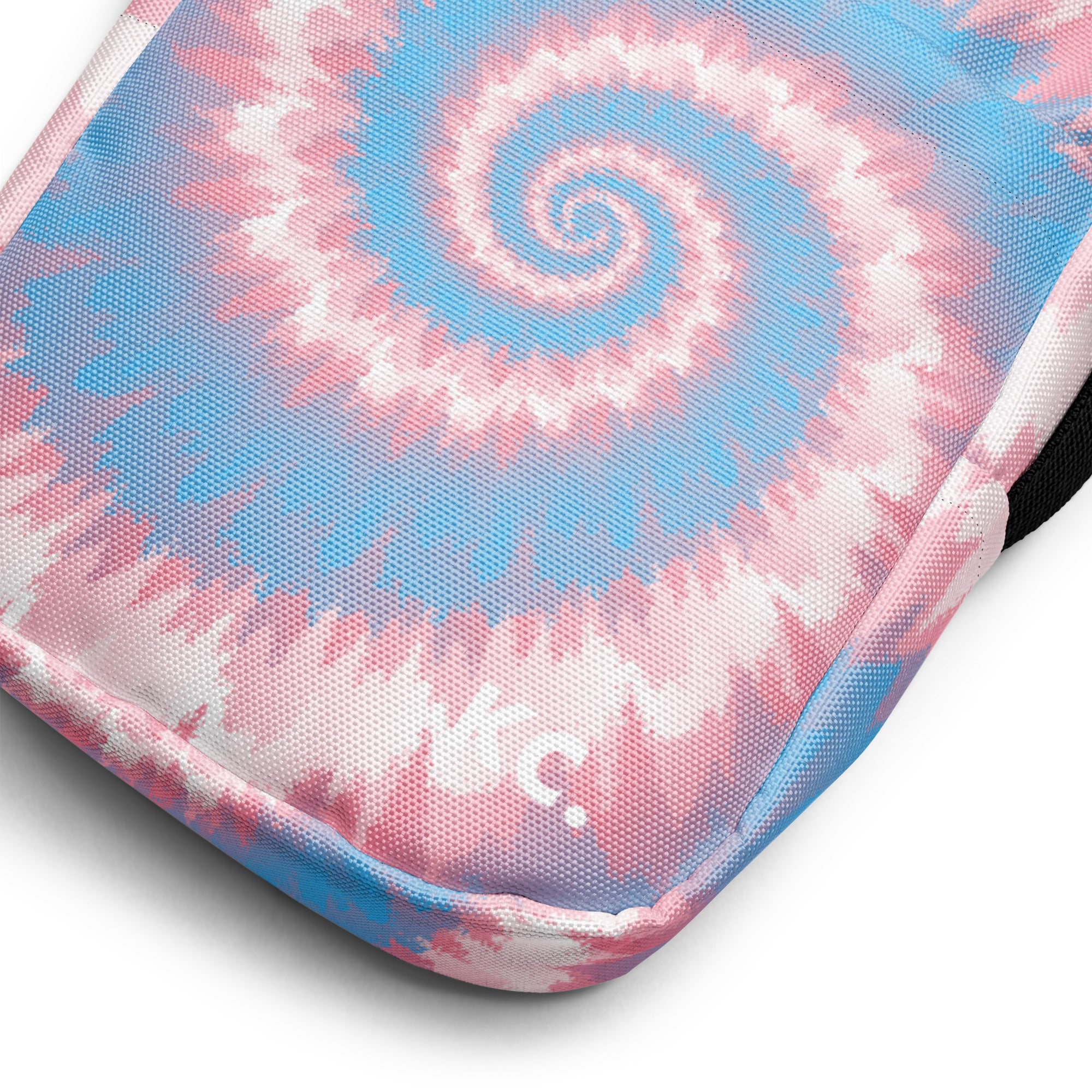 Utility crossbody bag Tie Dye Spiral Transgender