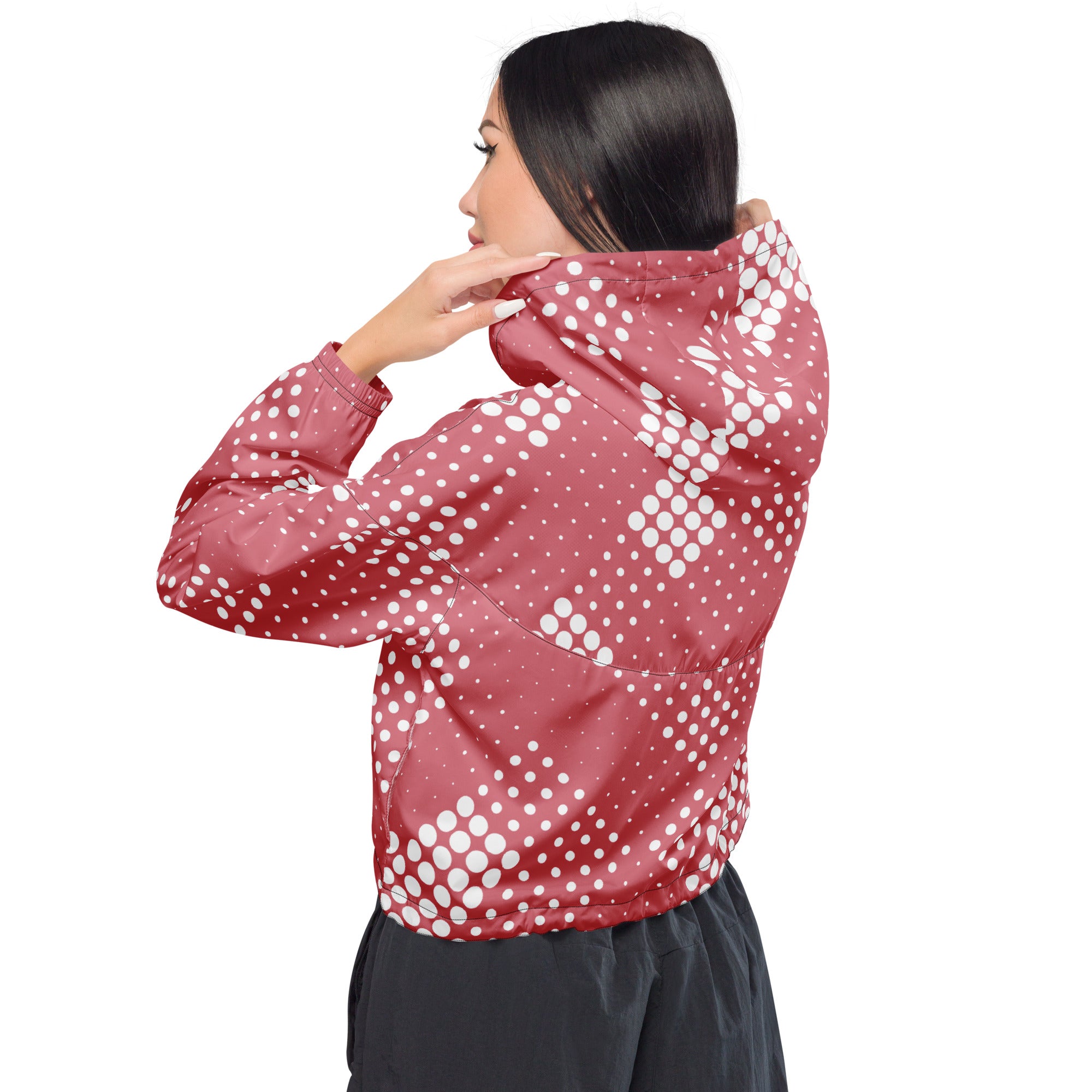 Women’s cropped windbreaker Abstract III