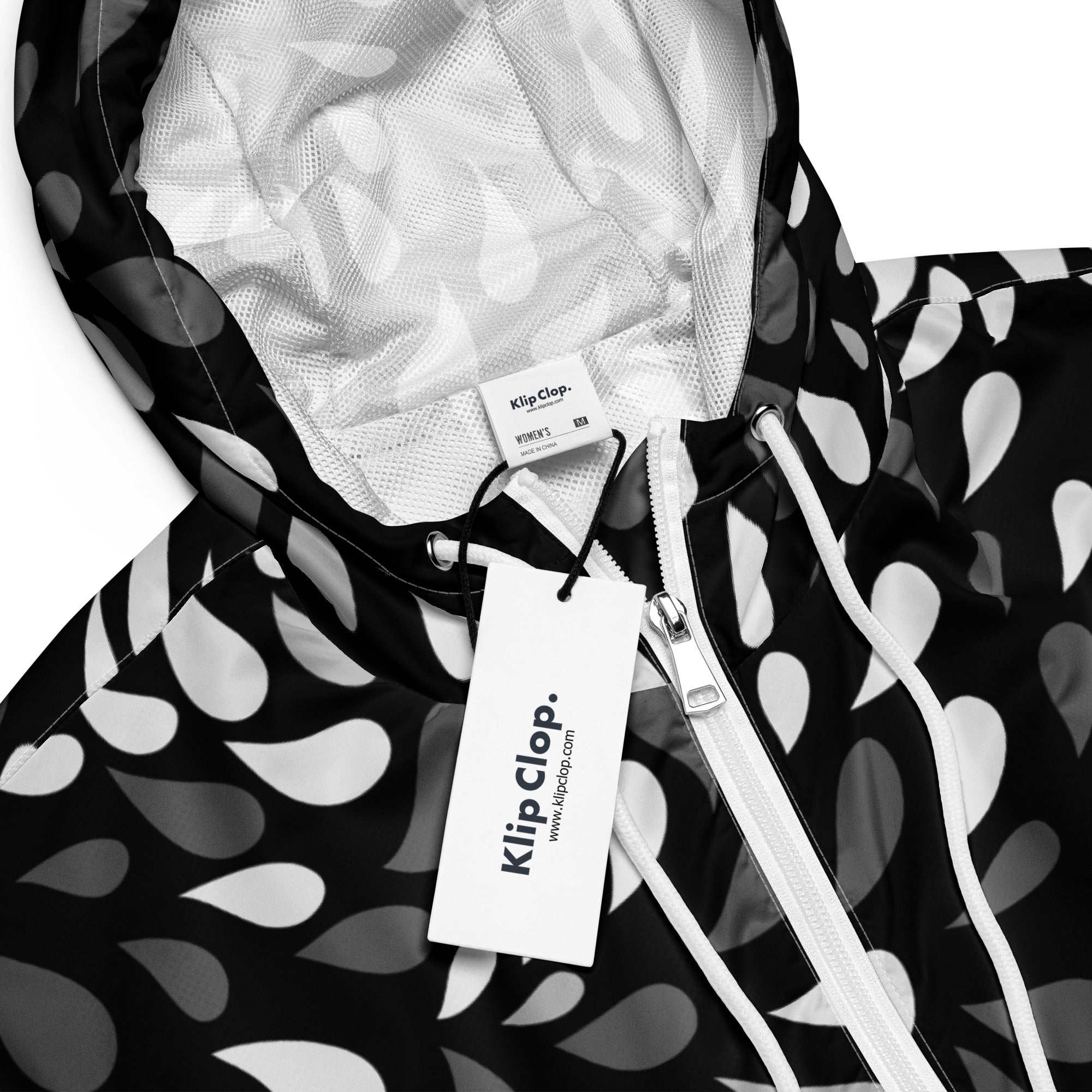 Women’s cropped windbreaker Abstract IV