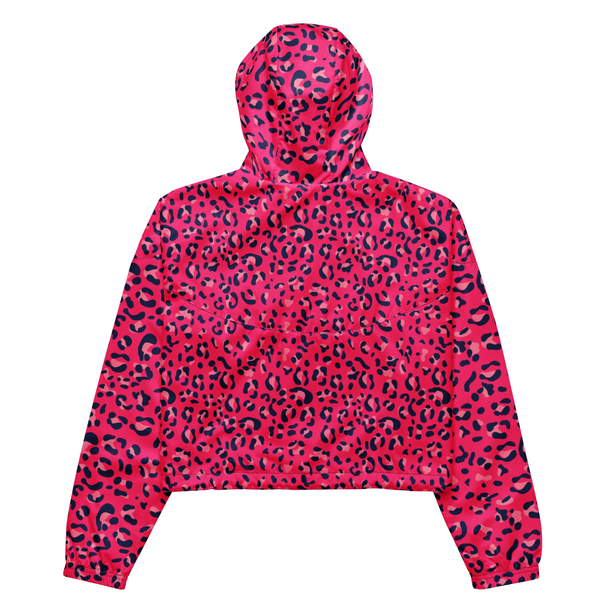 Women’s cropped windbreaker Leopard Skin II