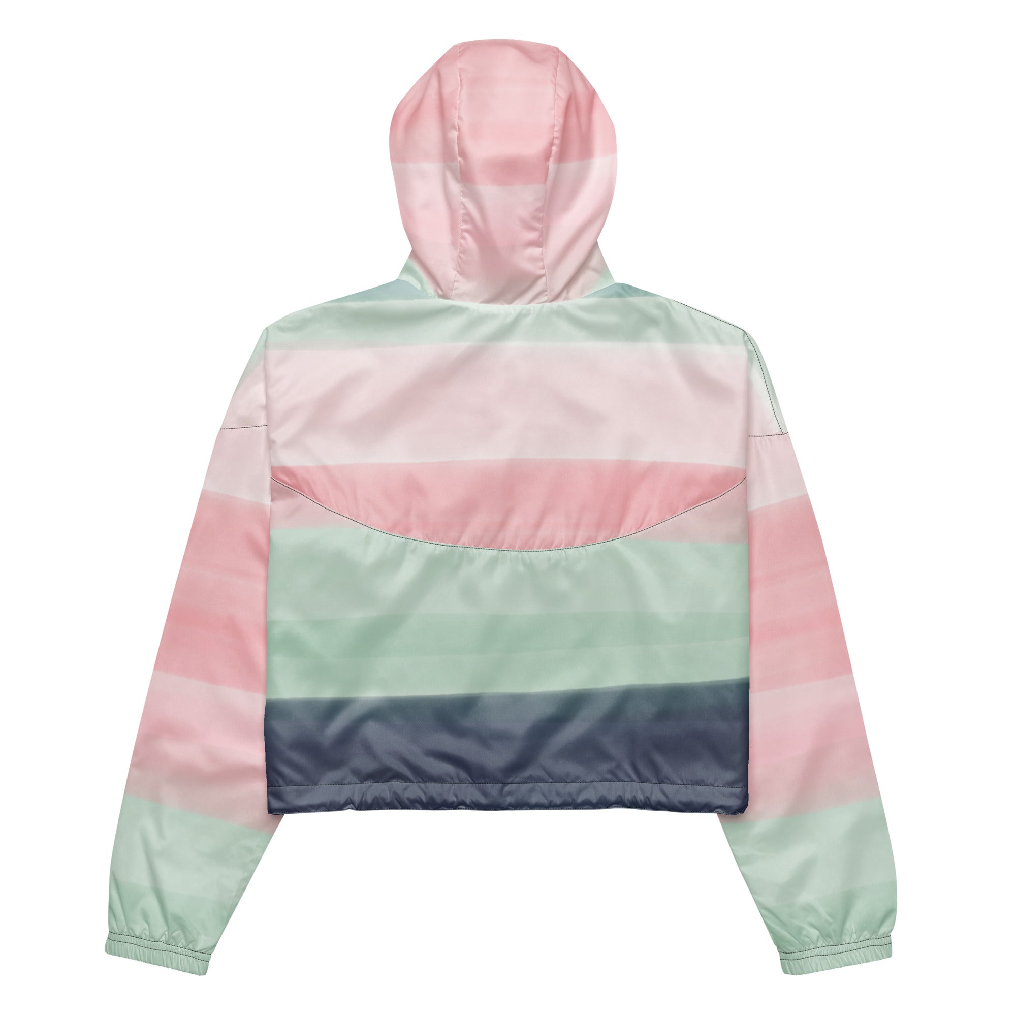 Women’s cropped windbreaker Watercolor I