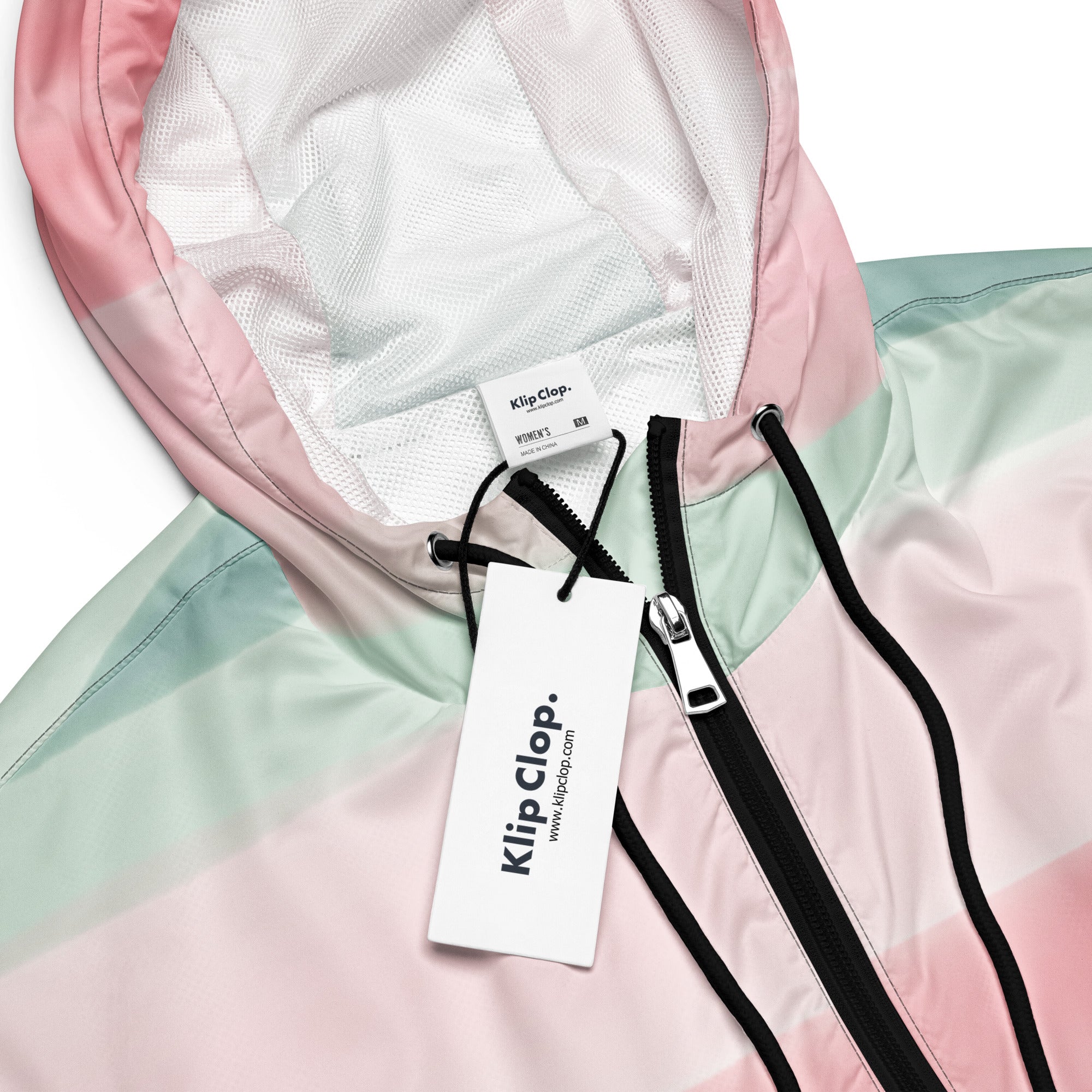 Women’s cropped windbreaker Watercolor I