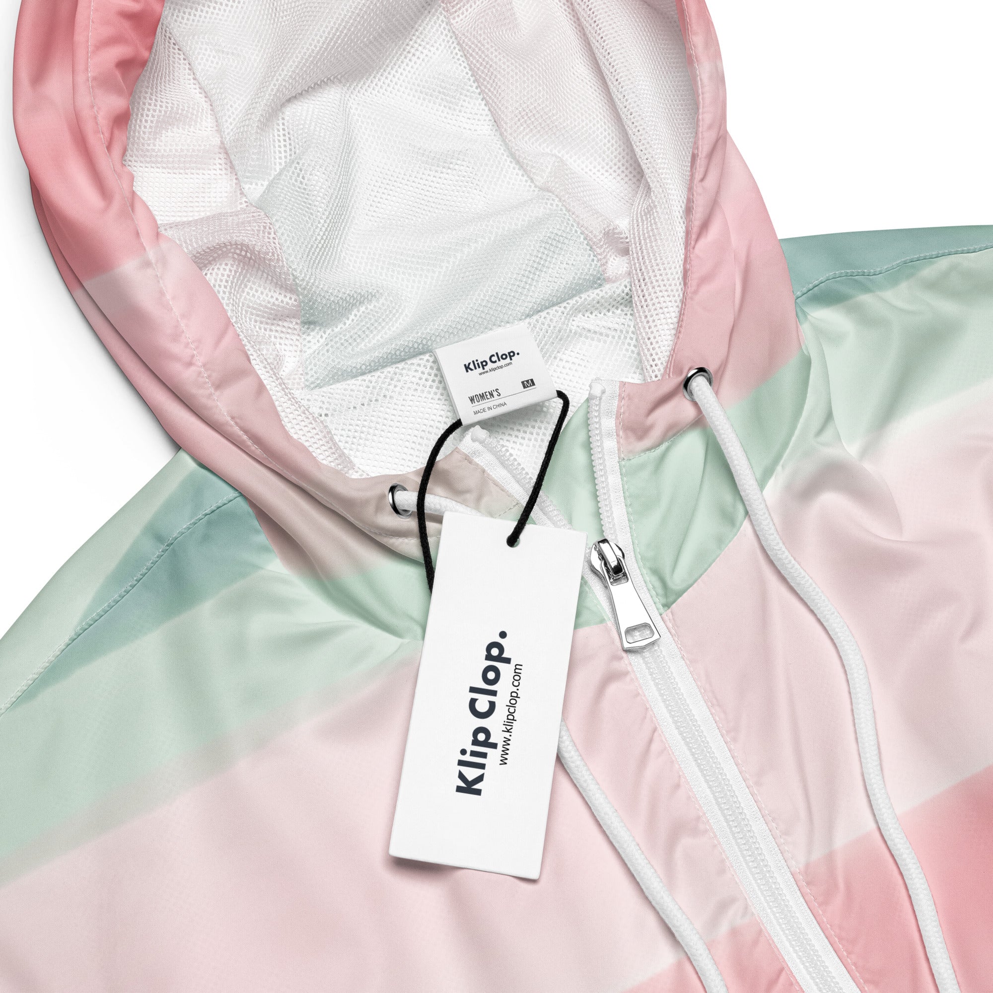 Women’s cropped windbreaker Watercolor I