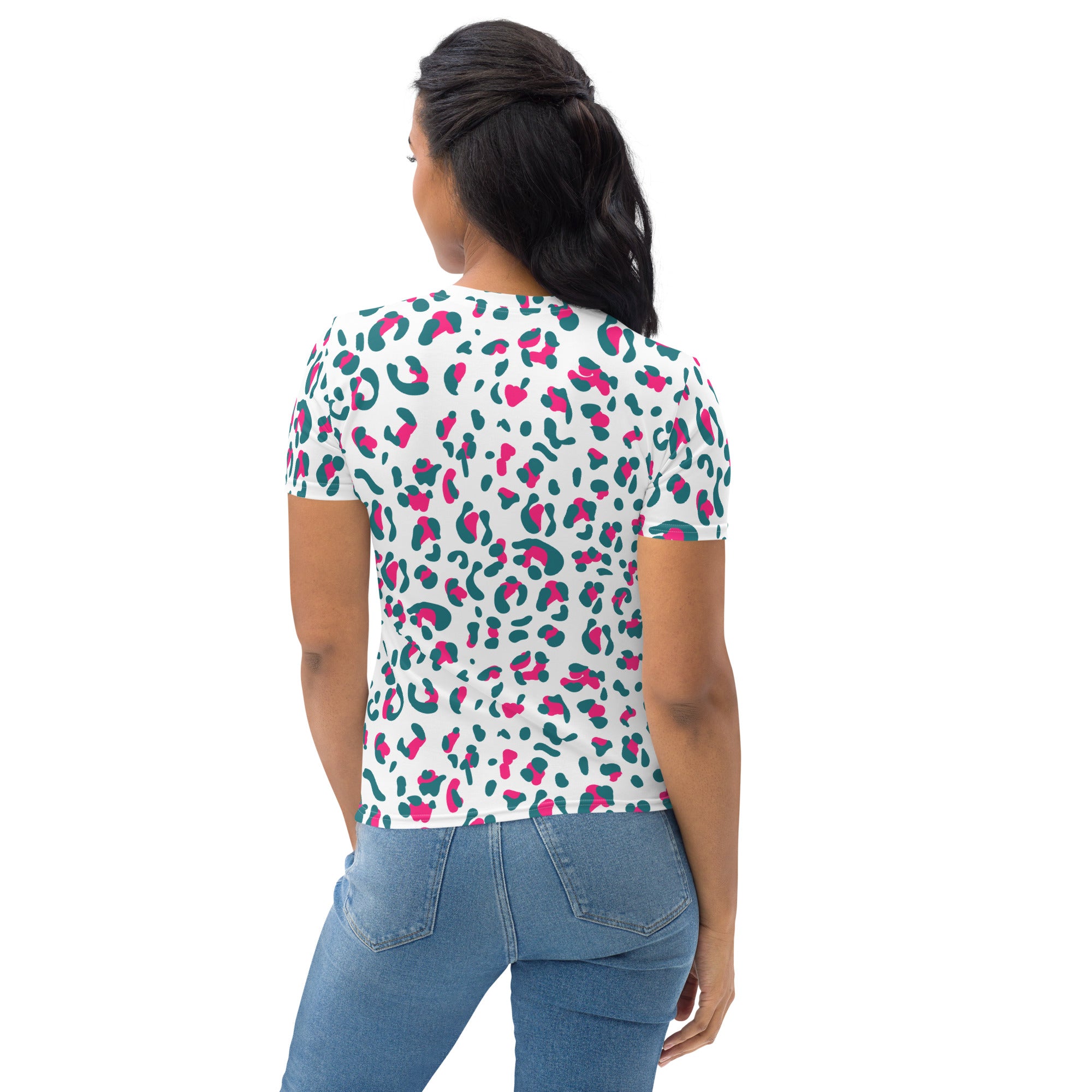 Women's T shirt Leopard skin I
