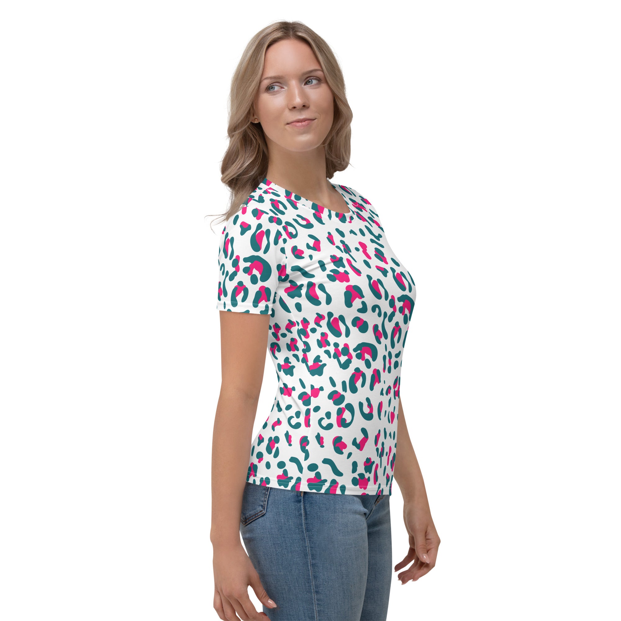 Women's T shirt Leopard skin I