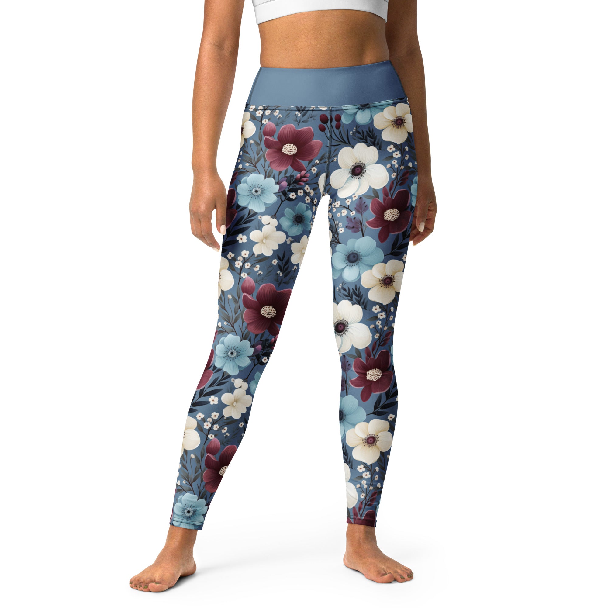 Yoga Leggings Butterfly Garden