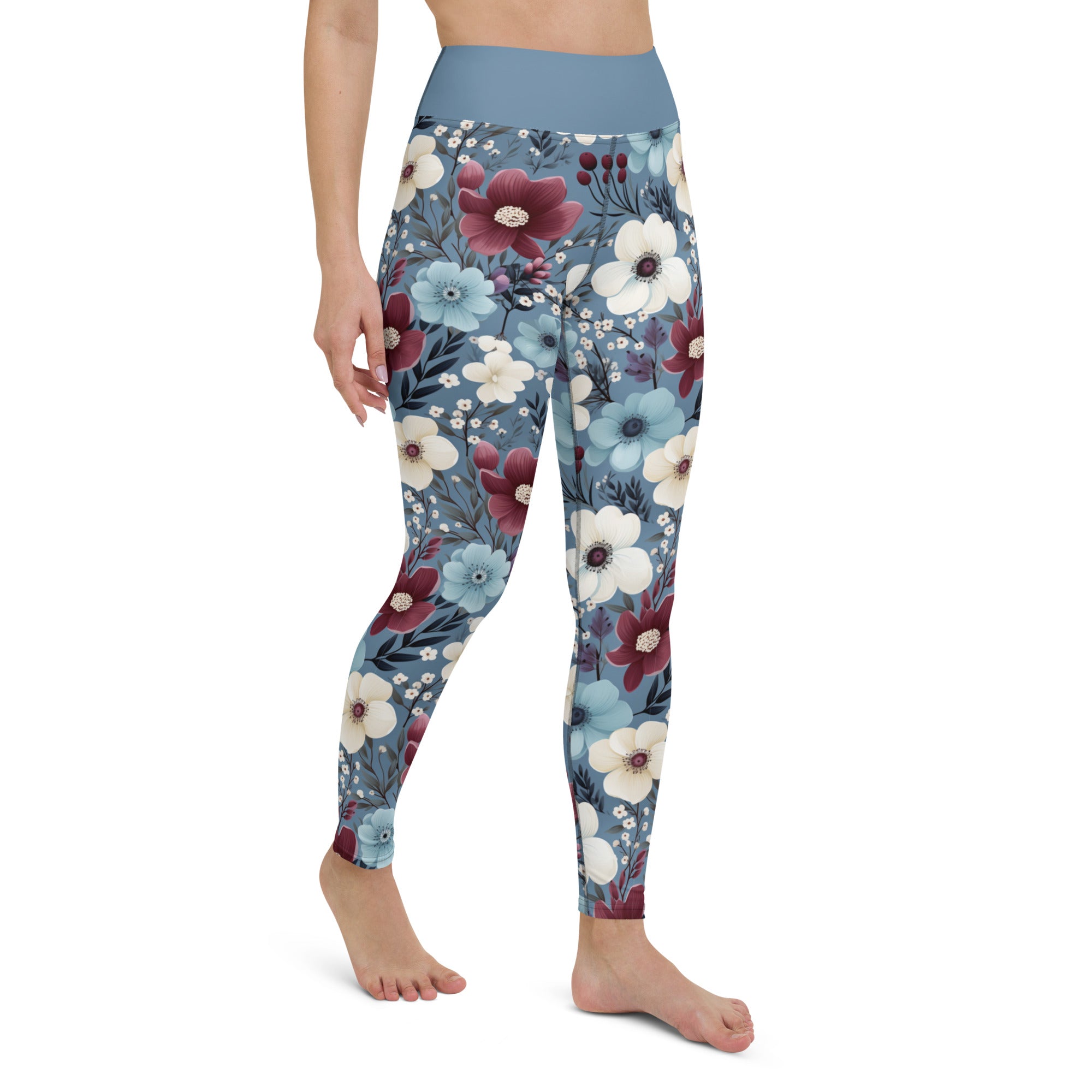 Yoga Leggings Butterfly Garden