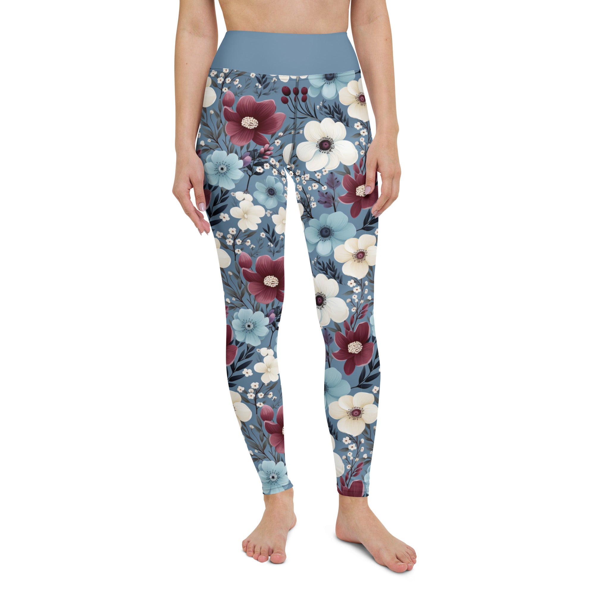 Yoga Leggings Butterfly Garden