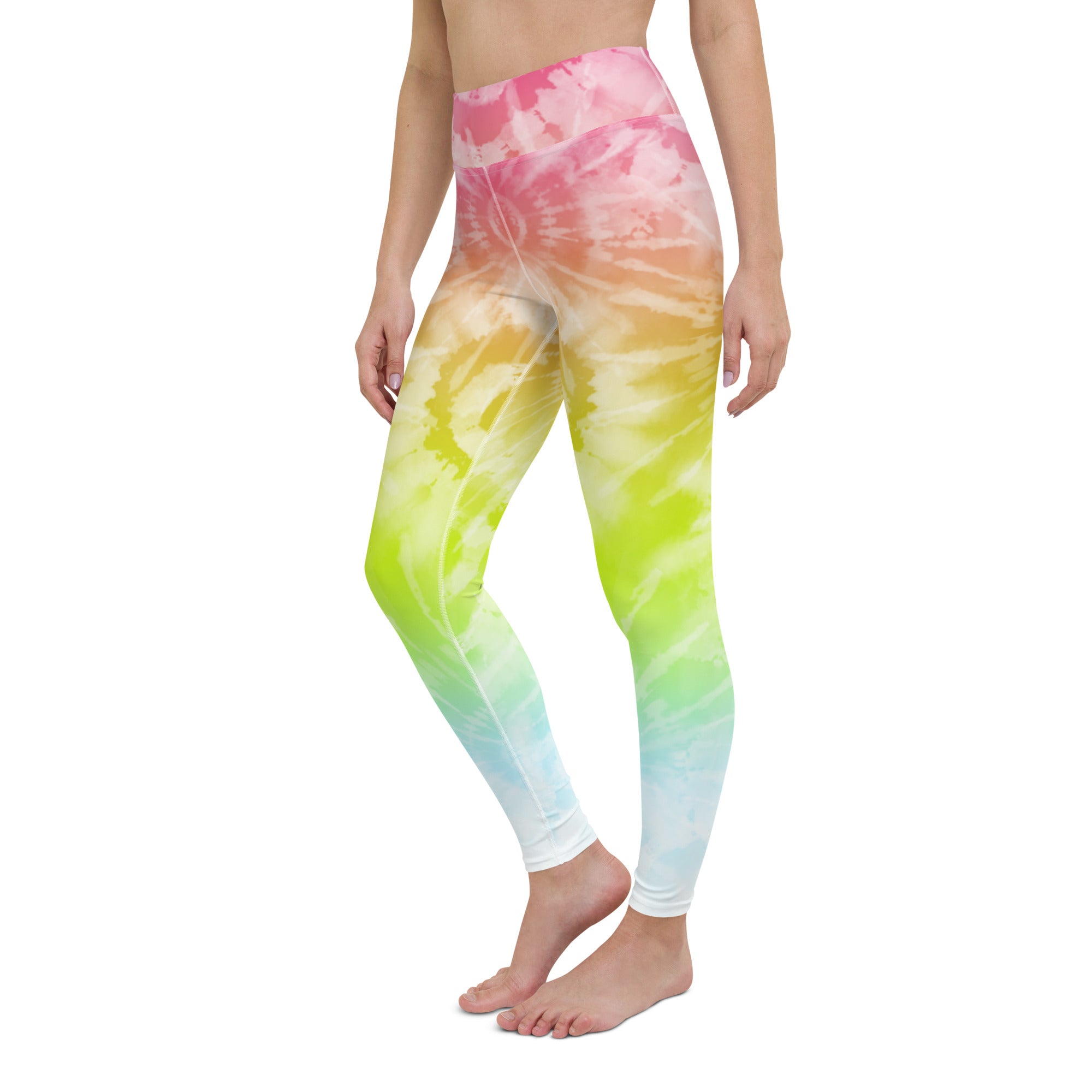 Yoga Leggings Tie dye Multicolour Stars