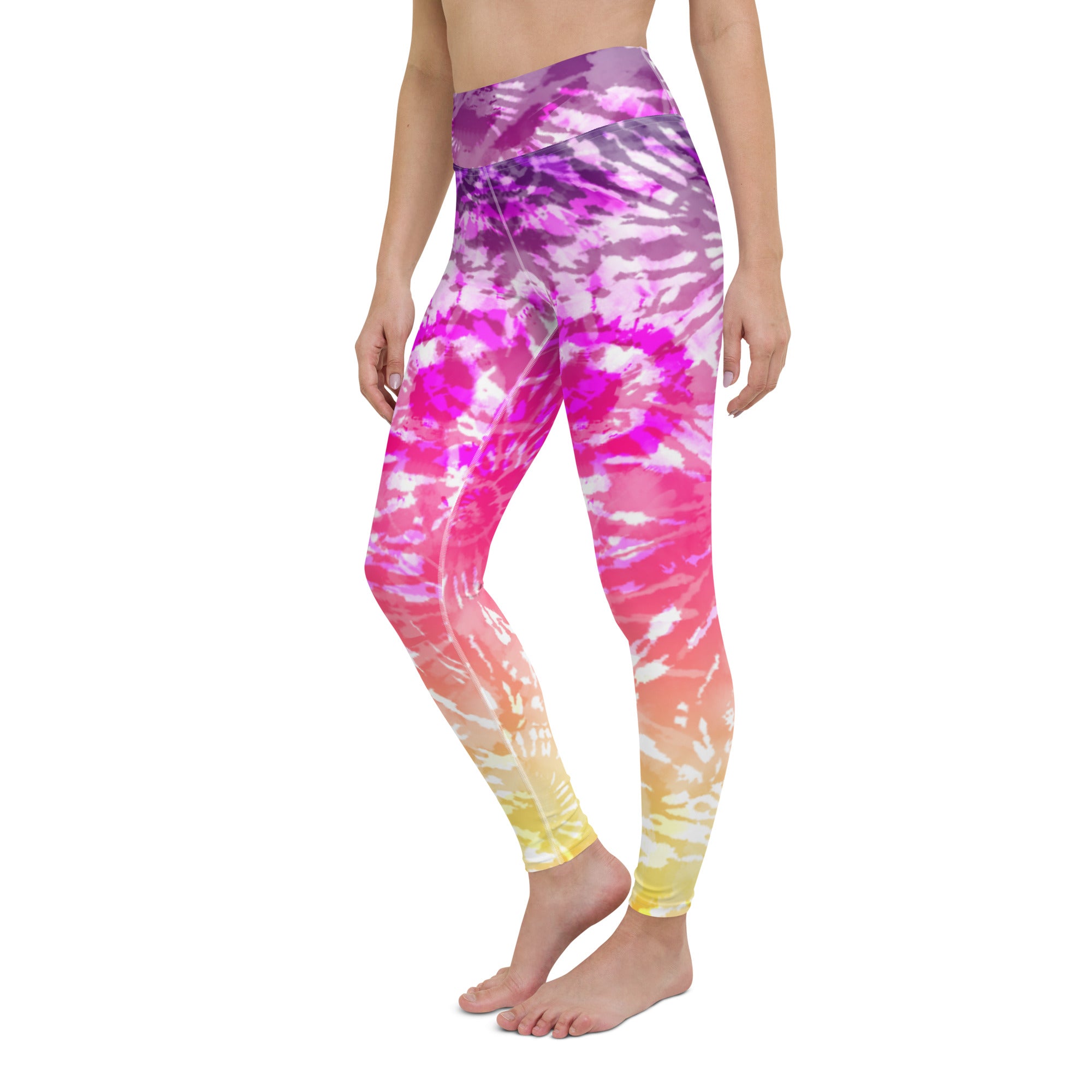Yoga Leggings Tie Dye Spirals