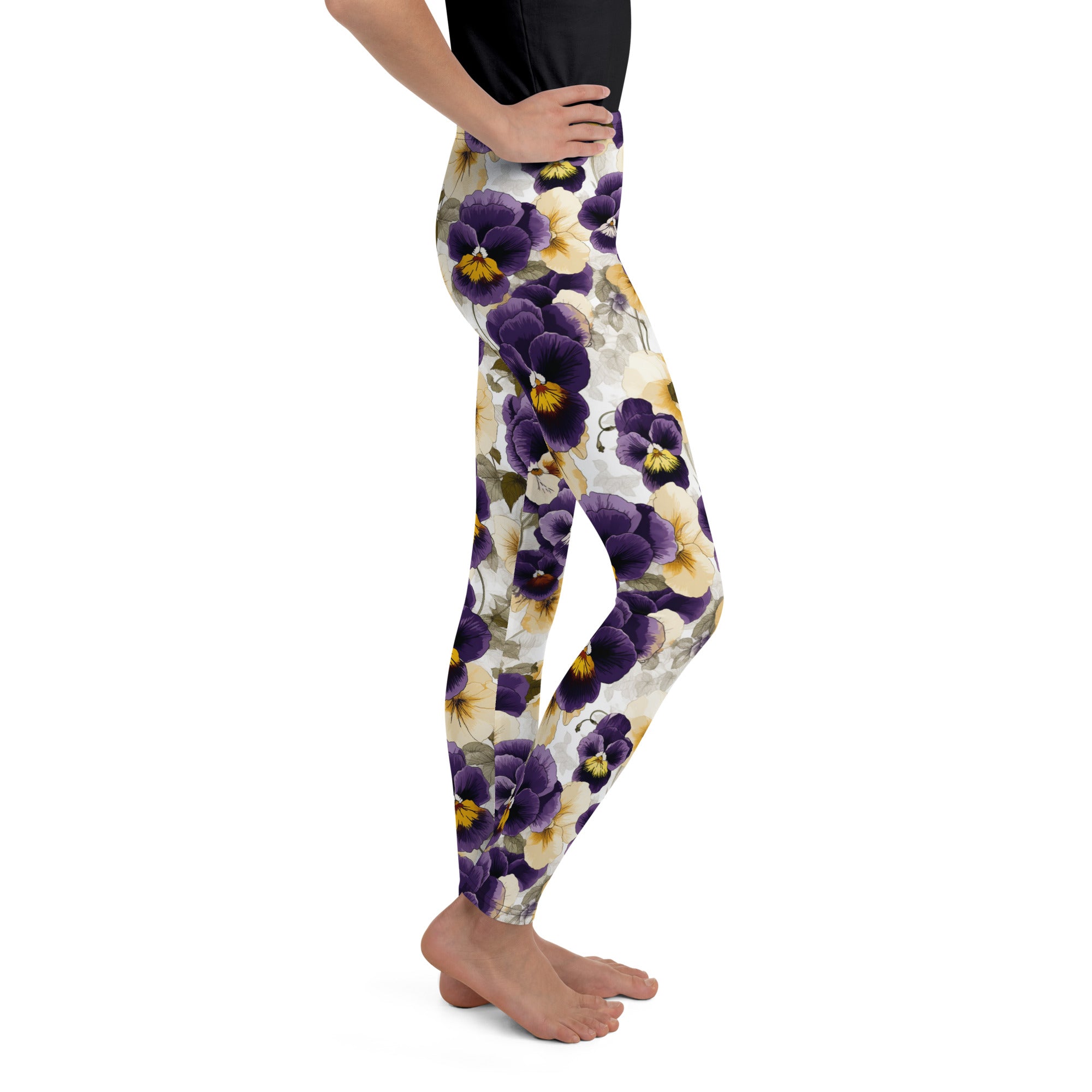 Youth Leggings Spring Flowers I