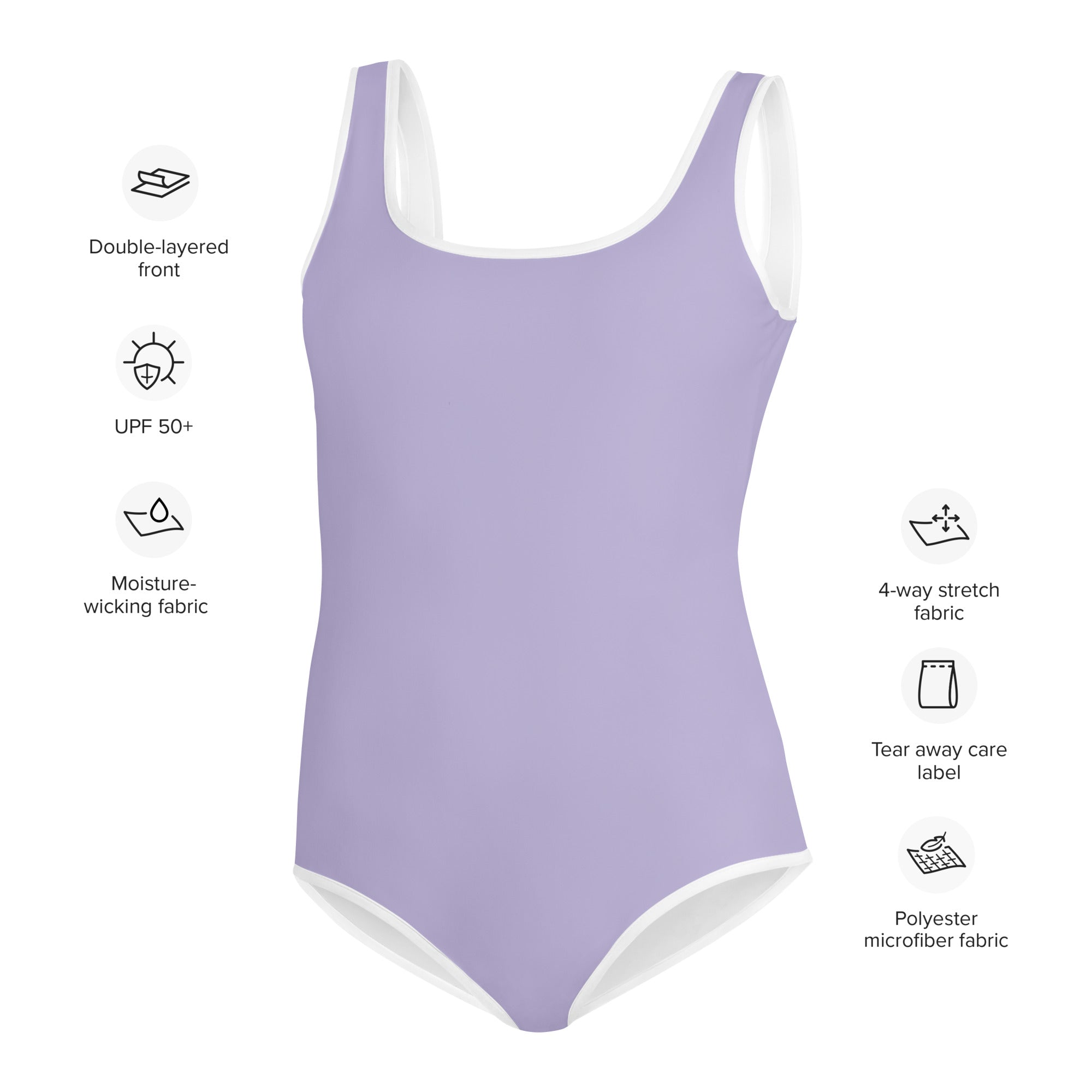 Youth Swimsuit Lavender