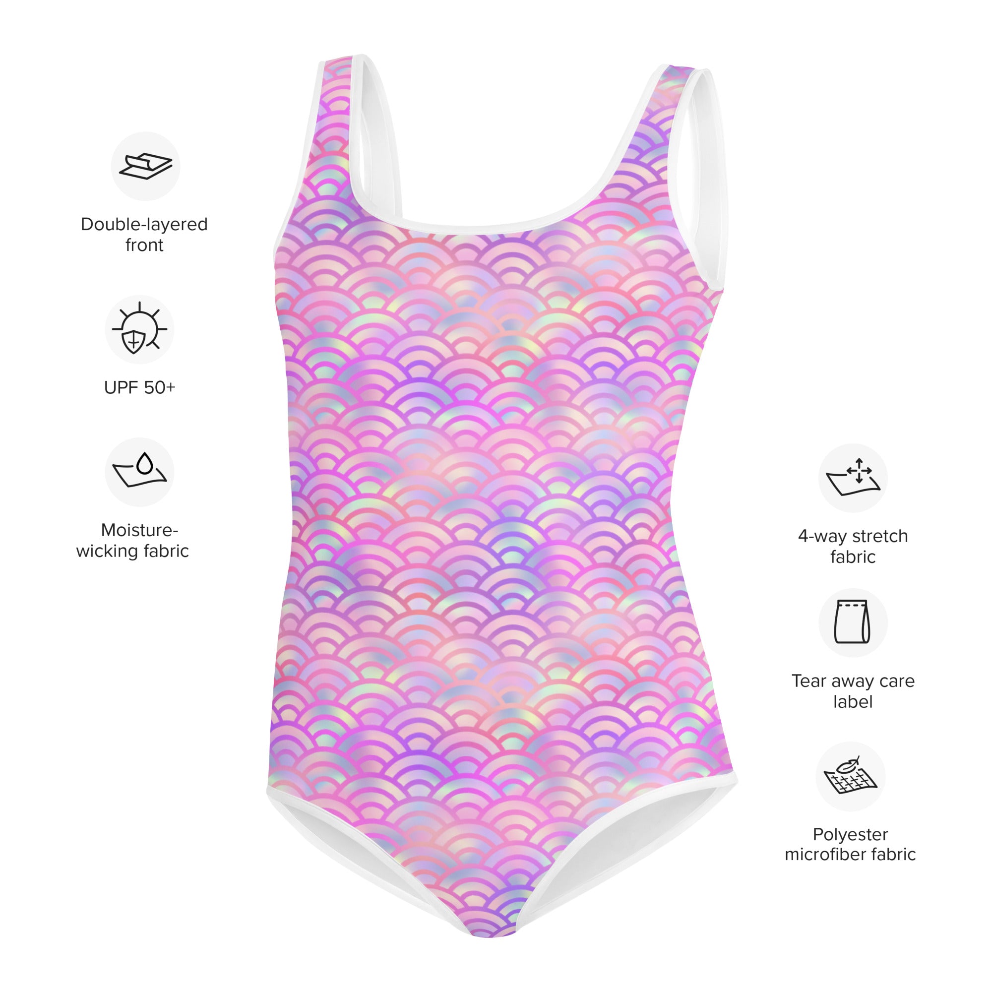 Youth Swimsuit MERMAID PINK